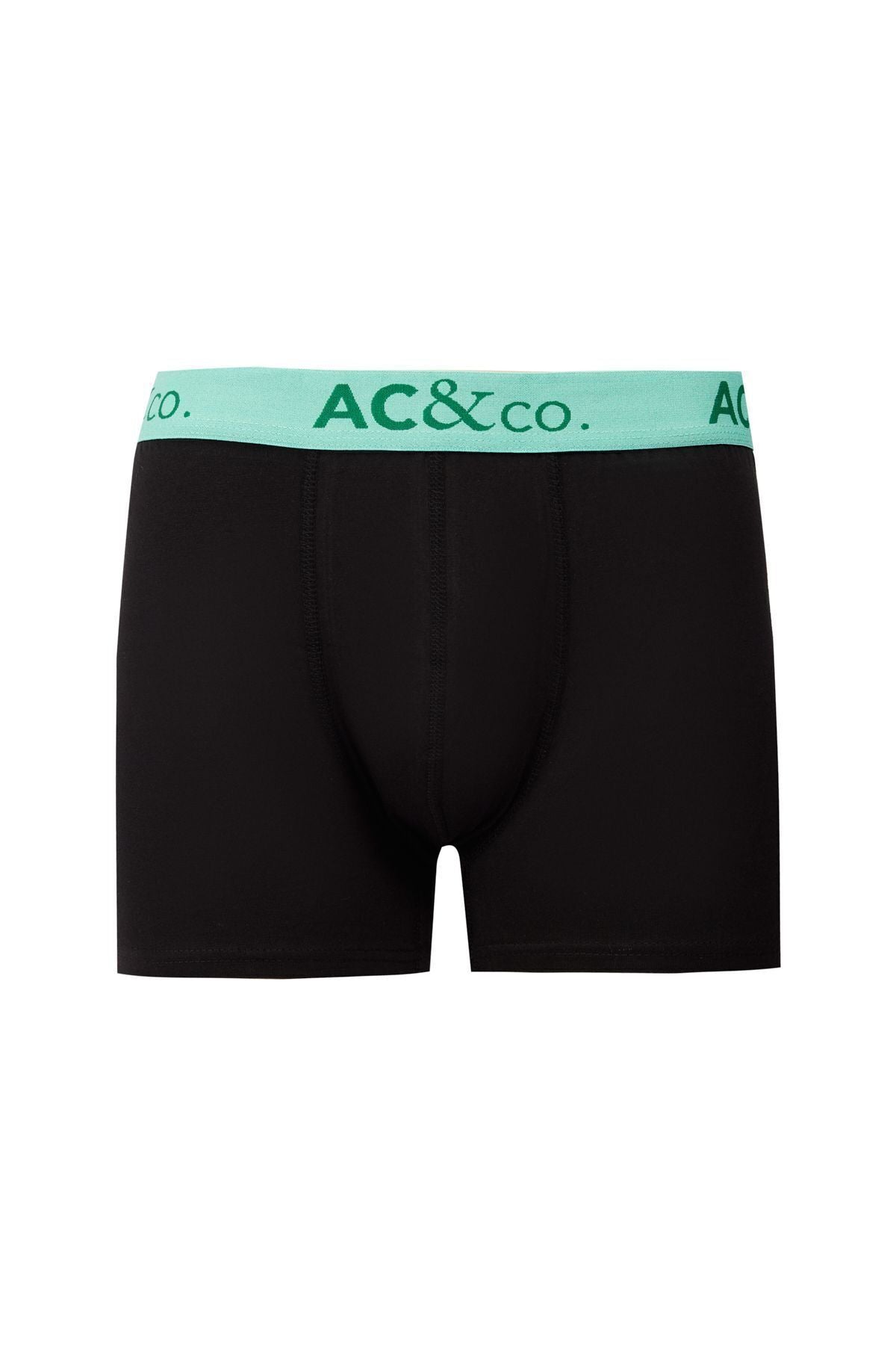 Men's Black-Fare Cotton Flexible Patterned Pattern 3-Boxer Package