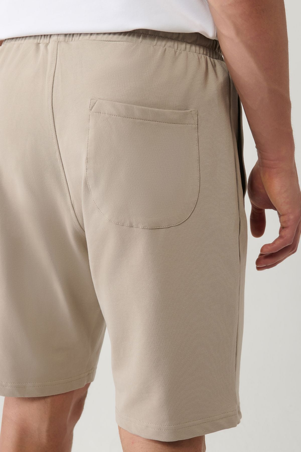 Men's Stone Side Pocket Knitted Cotton 2 IP Daily Short E003602