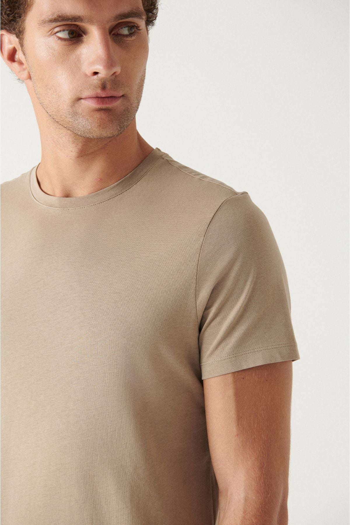Men's mink 100 %cotton breathing bicycle collar T-shirt E001000