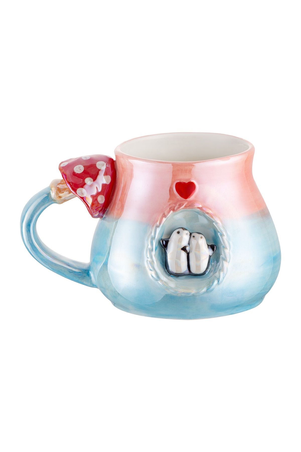 Istanbul Porcelain Penguin Cup 400 ml Pink