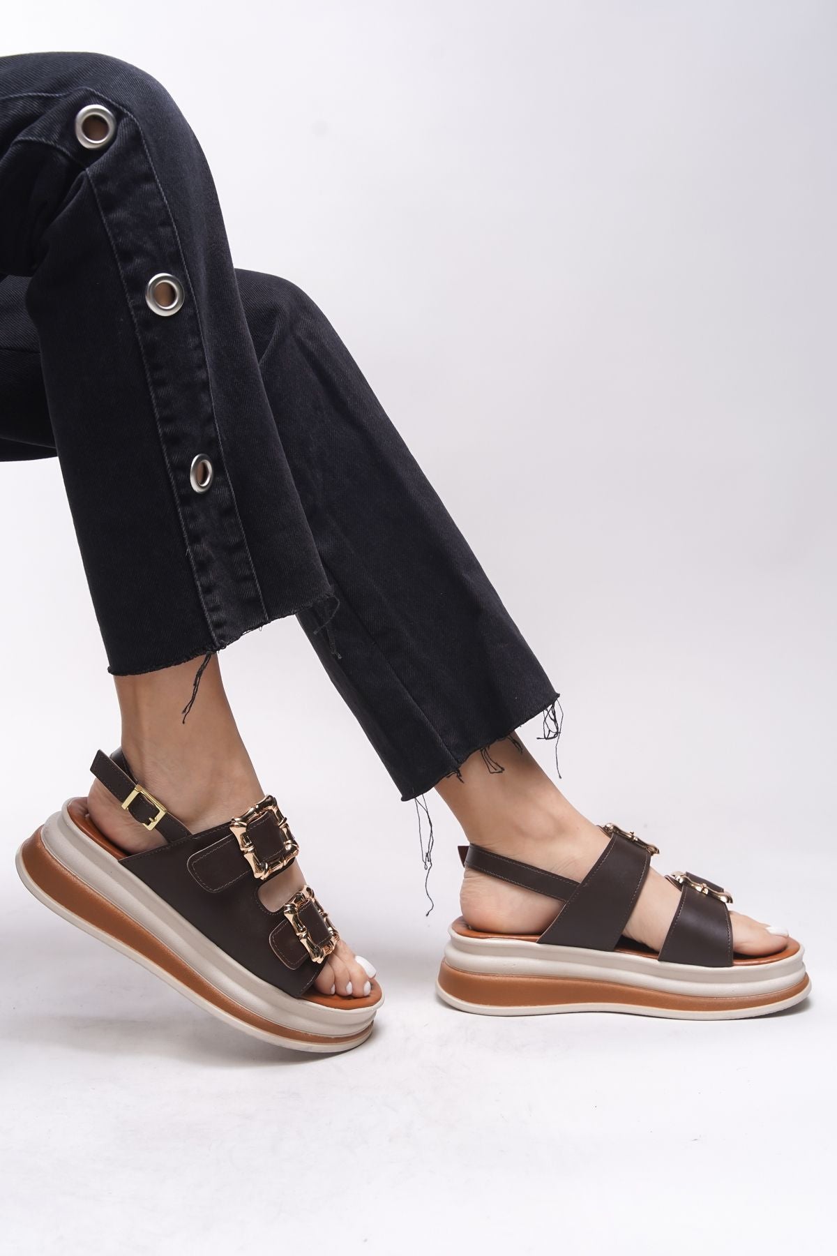 Alyfarrel Woman Sandals 0012319 Brown