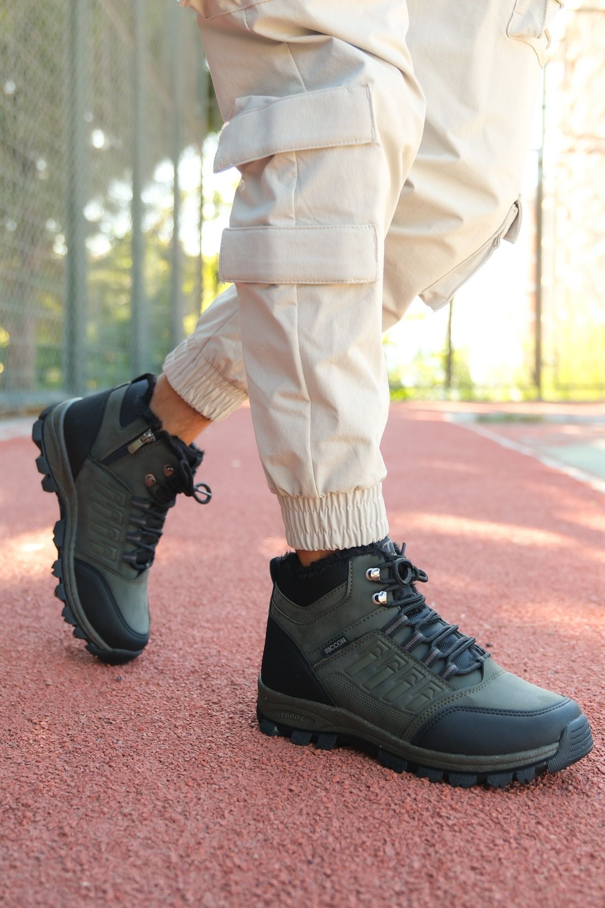 Khaki Unisex Furry Bot 0012x6