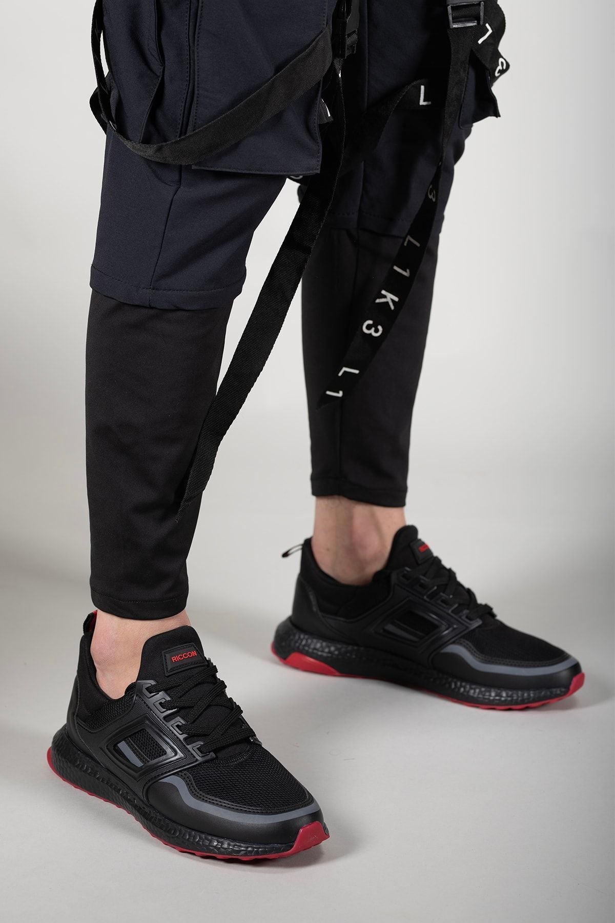 Men's Sneaker 0012350 Black Red