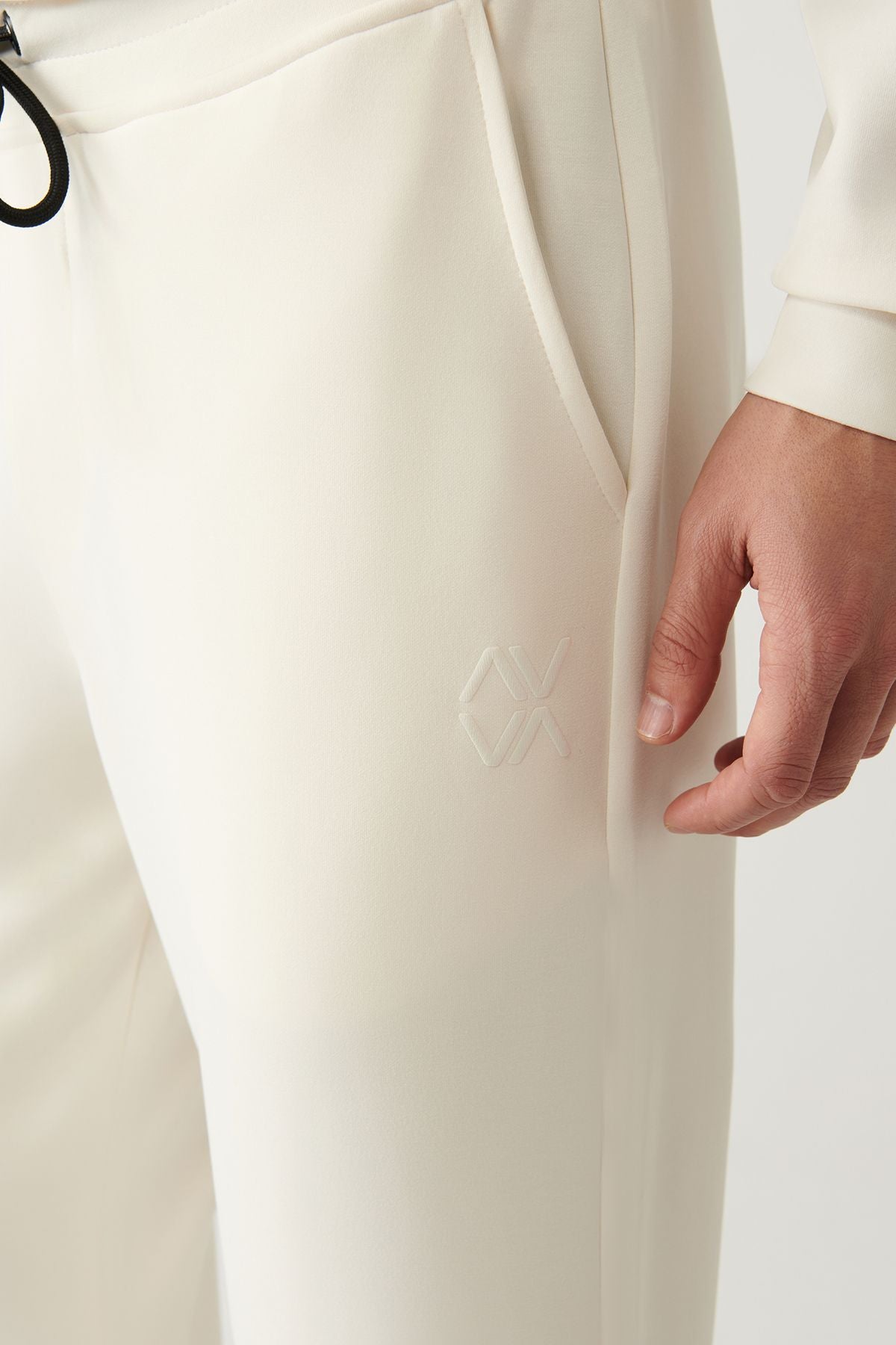 Male Ecru Soft Touch Zipper Paçalı Service Six A41y3401
