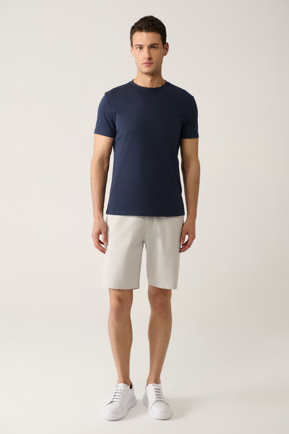 Men's Navy 100 %Cotton Breathing Bike Bike T-shirt E001000