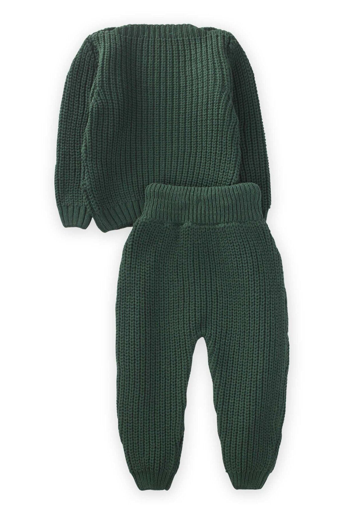 Thessaloniki knitwear set 1-5 years old green