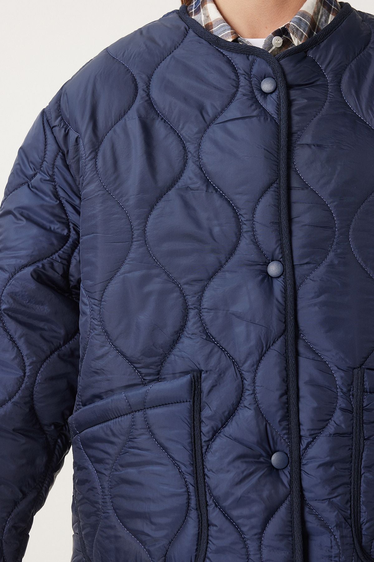 WOMEN'S NACTERE POCKET Oversize Kapitone Coat DZ00098