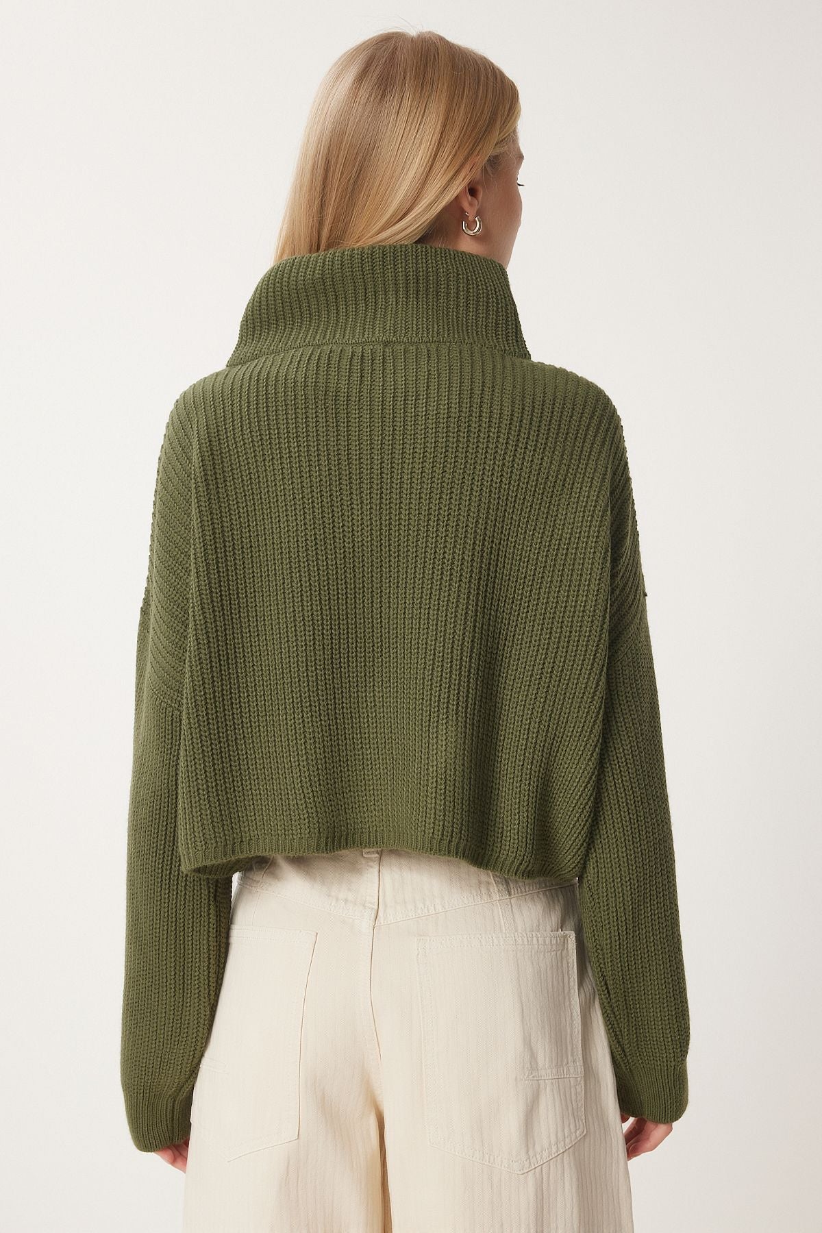 WOMEN KHAKI FISHER FISHER YAKA KNIT Kazakh MX00124