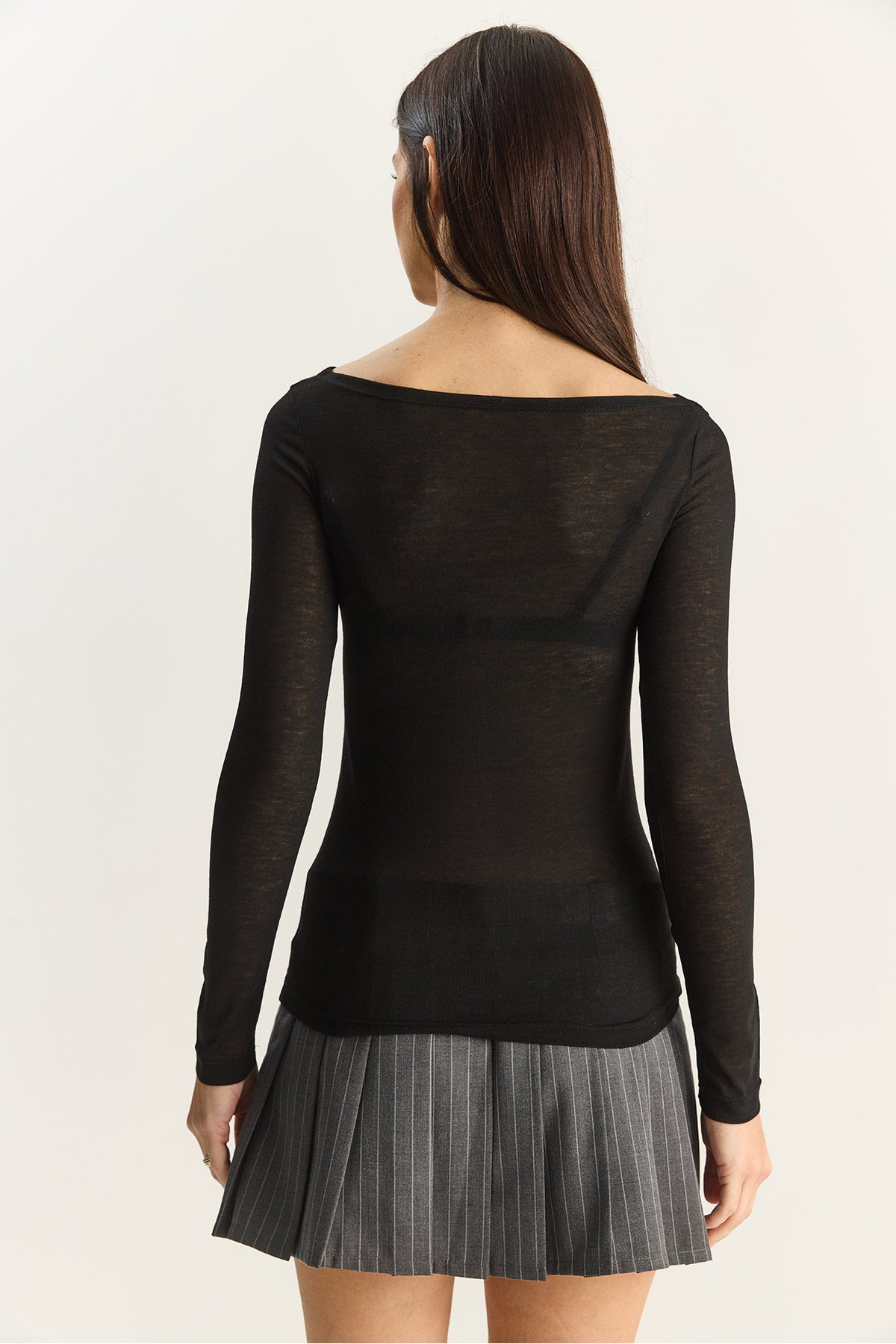 Women's Boat Neck Modal Ultra Light Blouse 1010 60283864