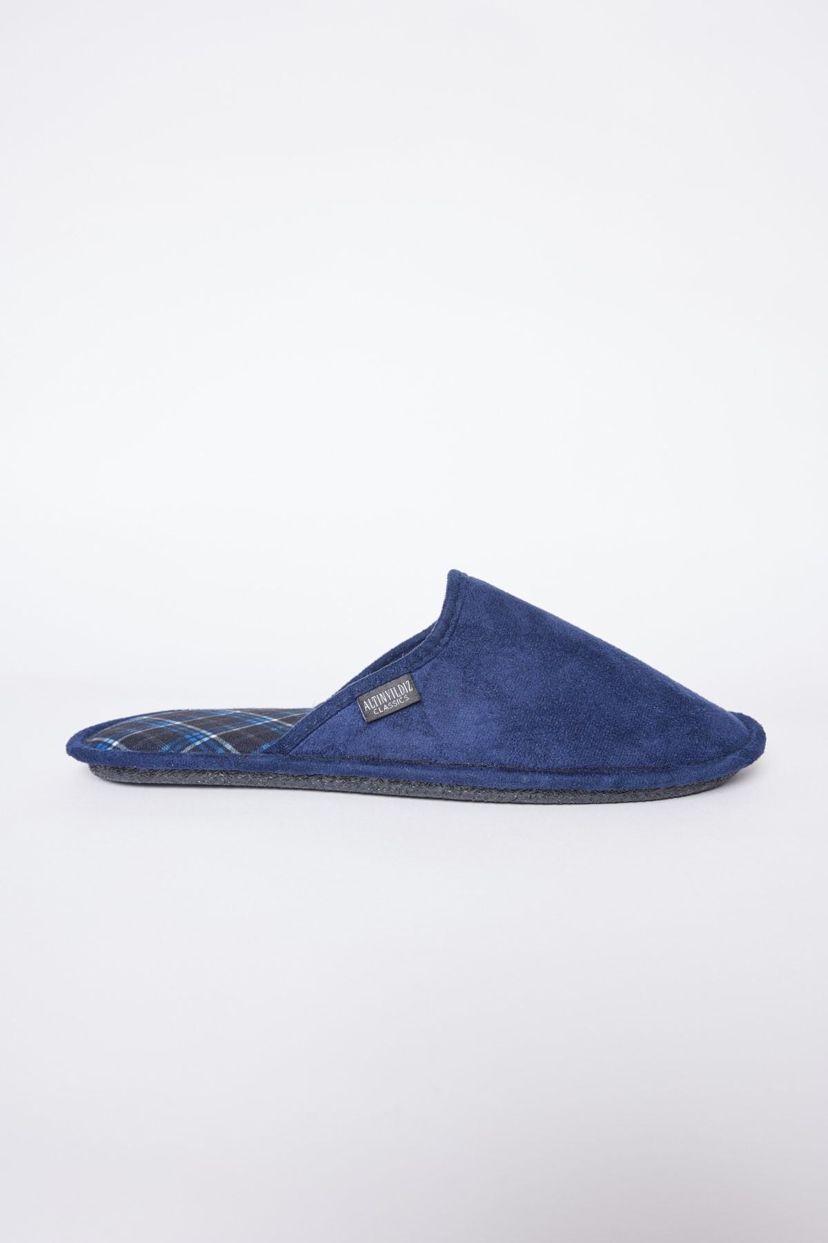 Men's Twigy Home Slipper Navy Blue-Blue Soft Base Dow Book