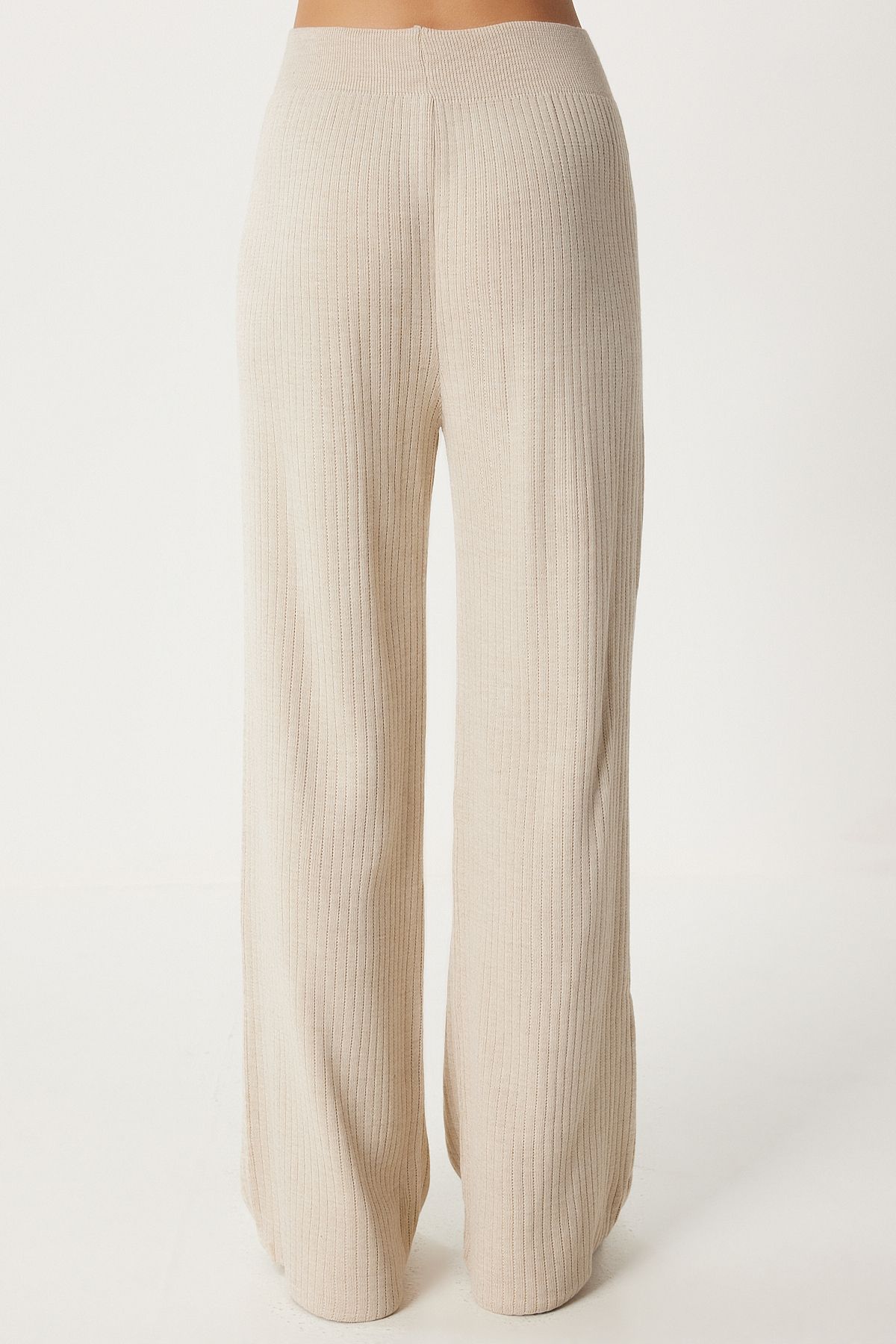 Female Beige Conscious Triko Pants Ki00096