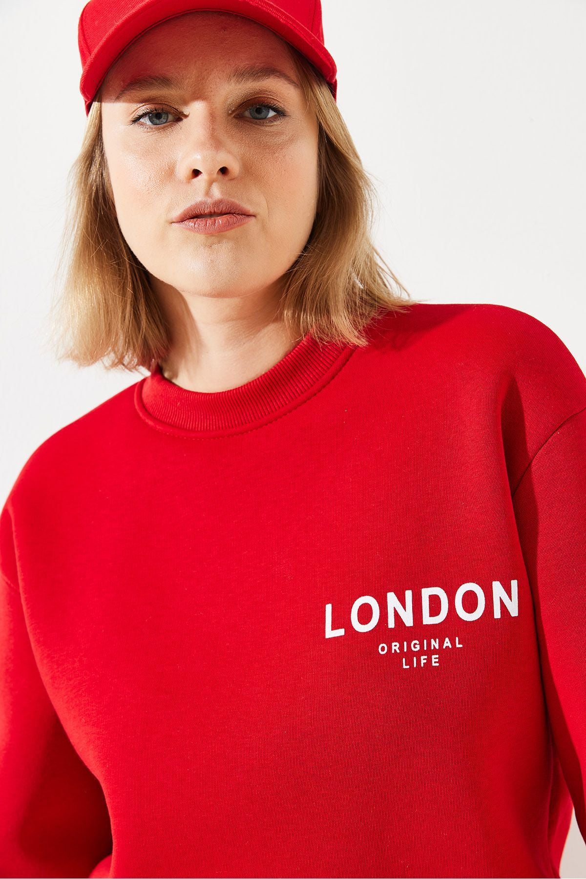 WOMEN'S THREE YARDON LONDON PRINTED SWEATSHIRT MBHS003 60601003
