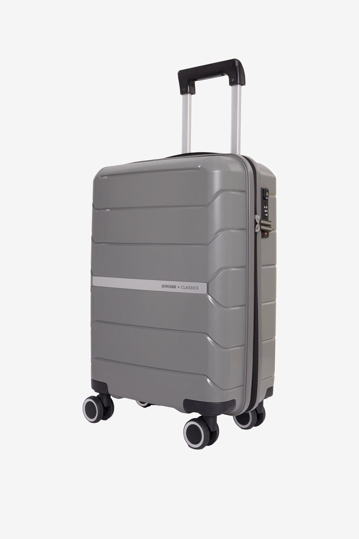 Male gray cabin (small) height suitcase