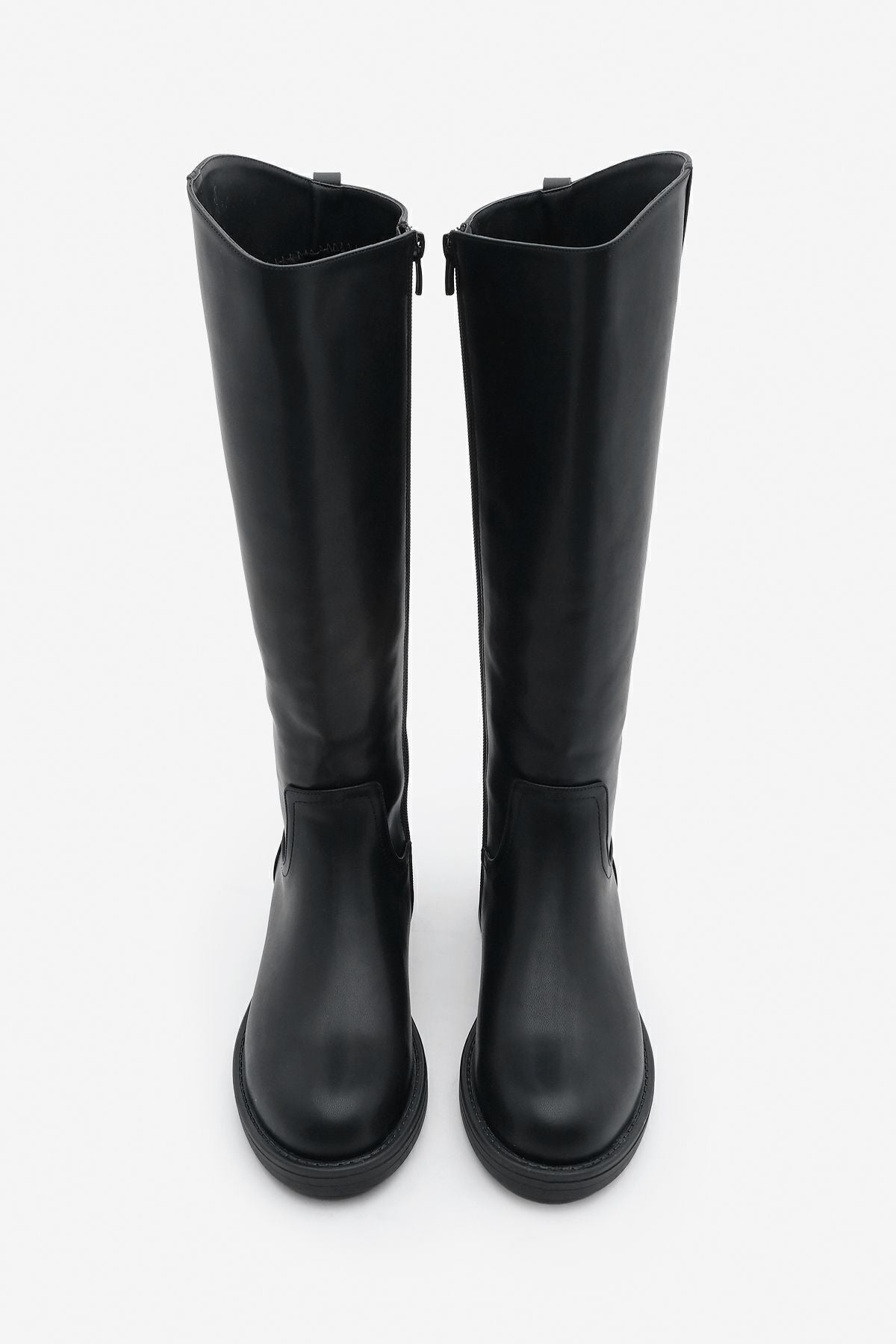 Women's Side Zipper Daily Boots Sirante Black