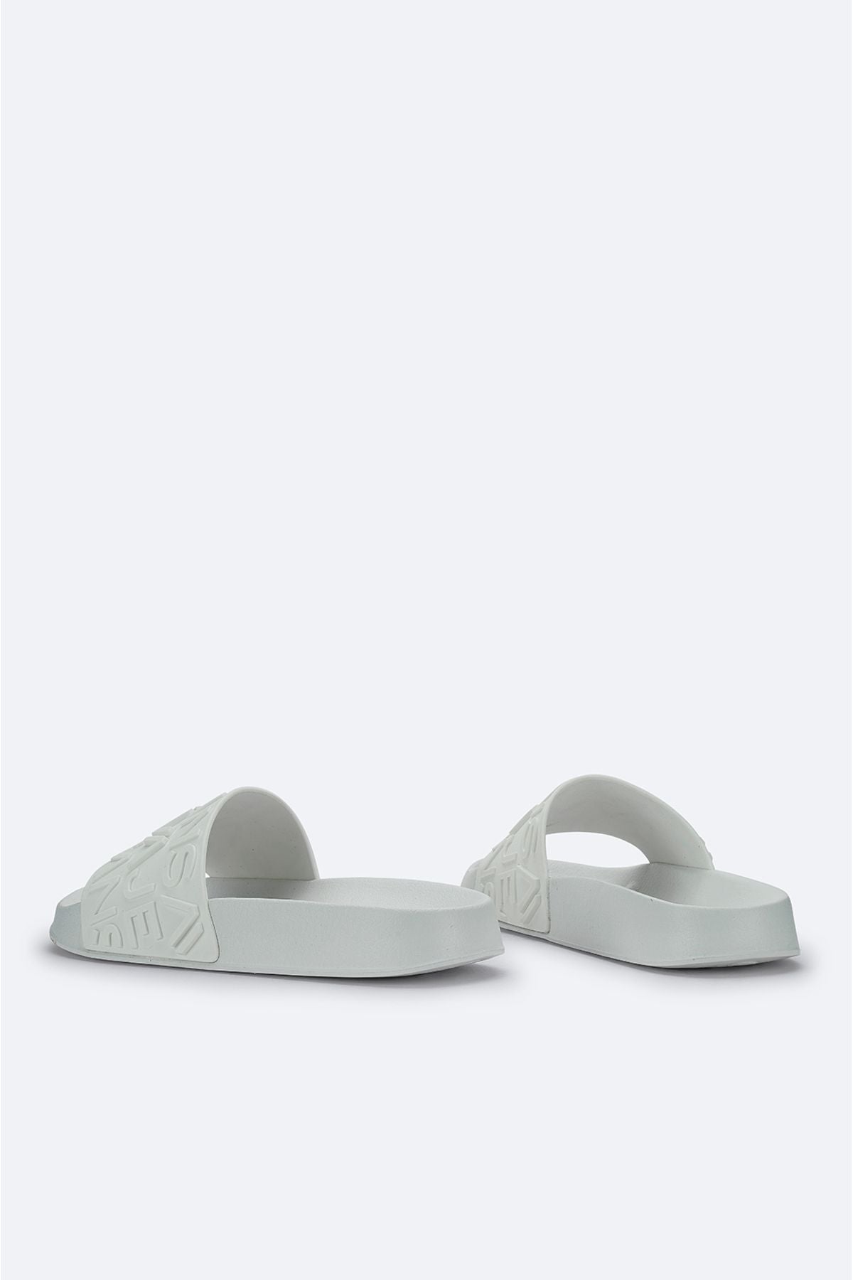 Men's white logo eva slippers A41y8304