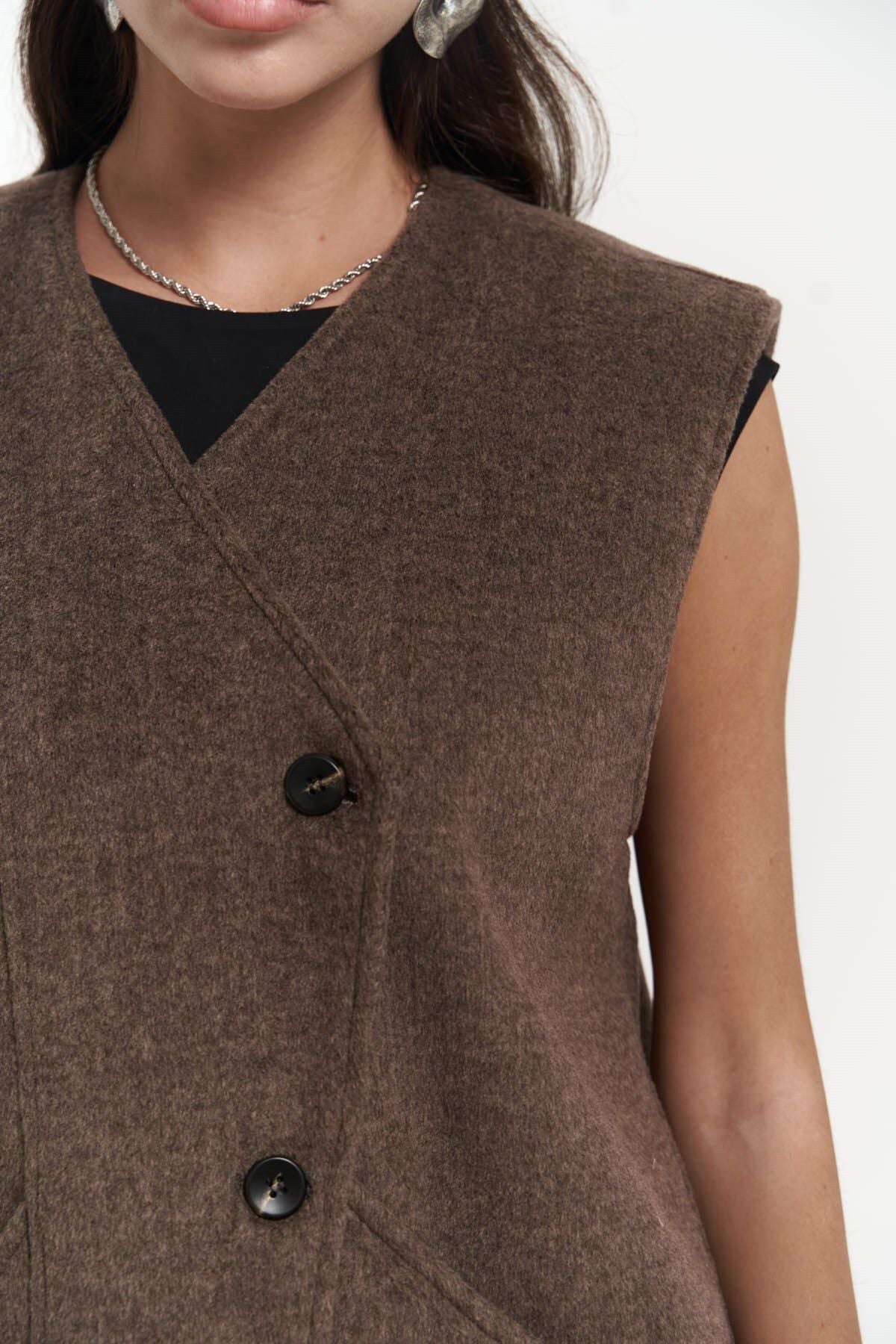 Colmar Coffee Shabby Cardigan