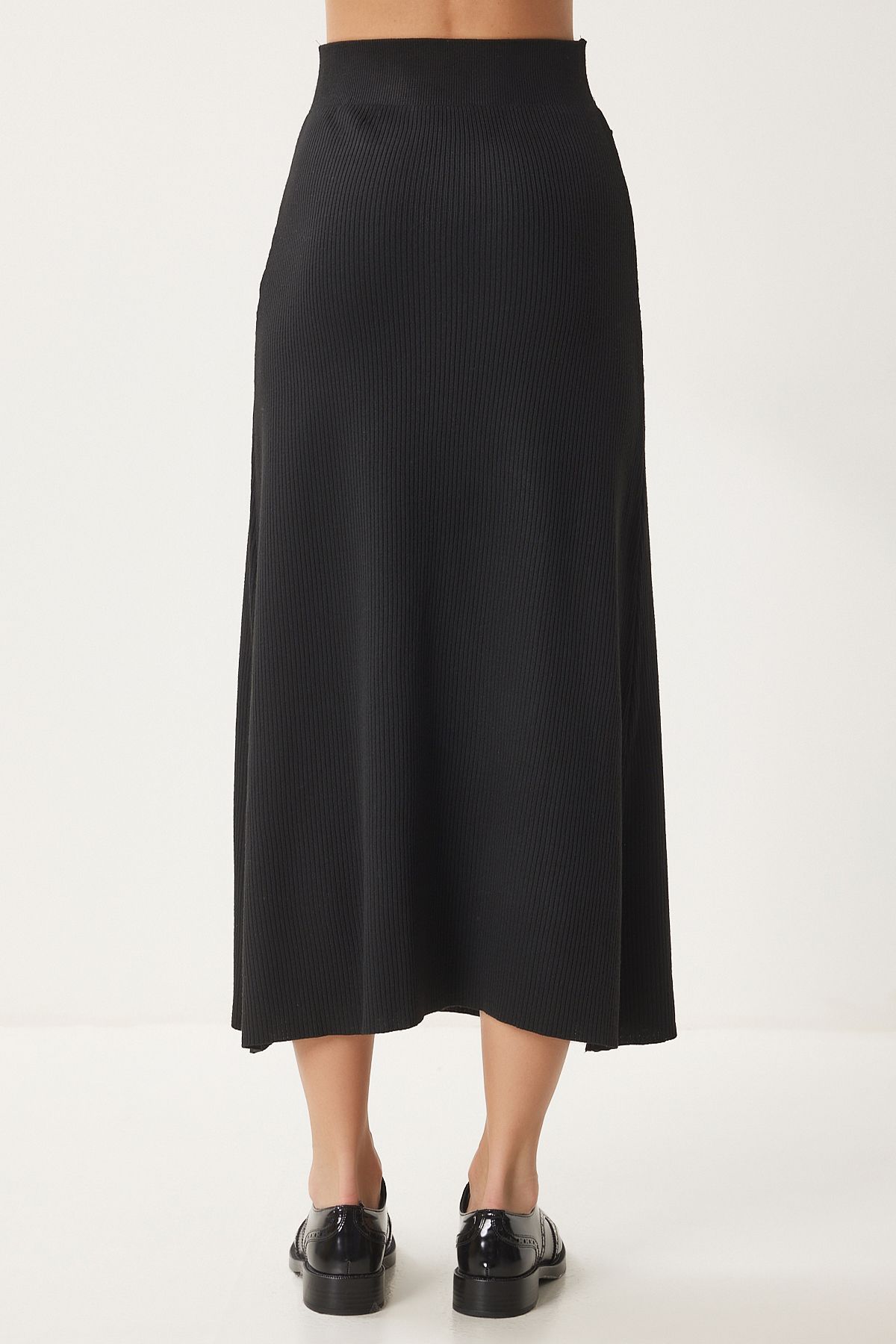 Female Black Wick Triko Skirt PN00082