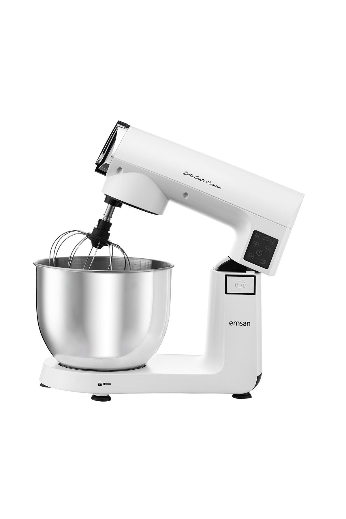 Bella Gusto Premium Casting Digital Stand Mixer Kitchen Chef White