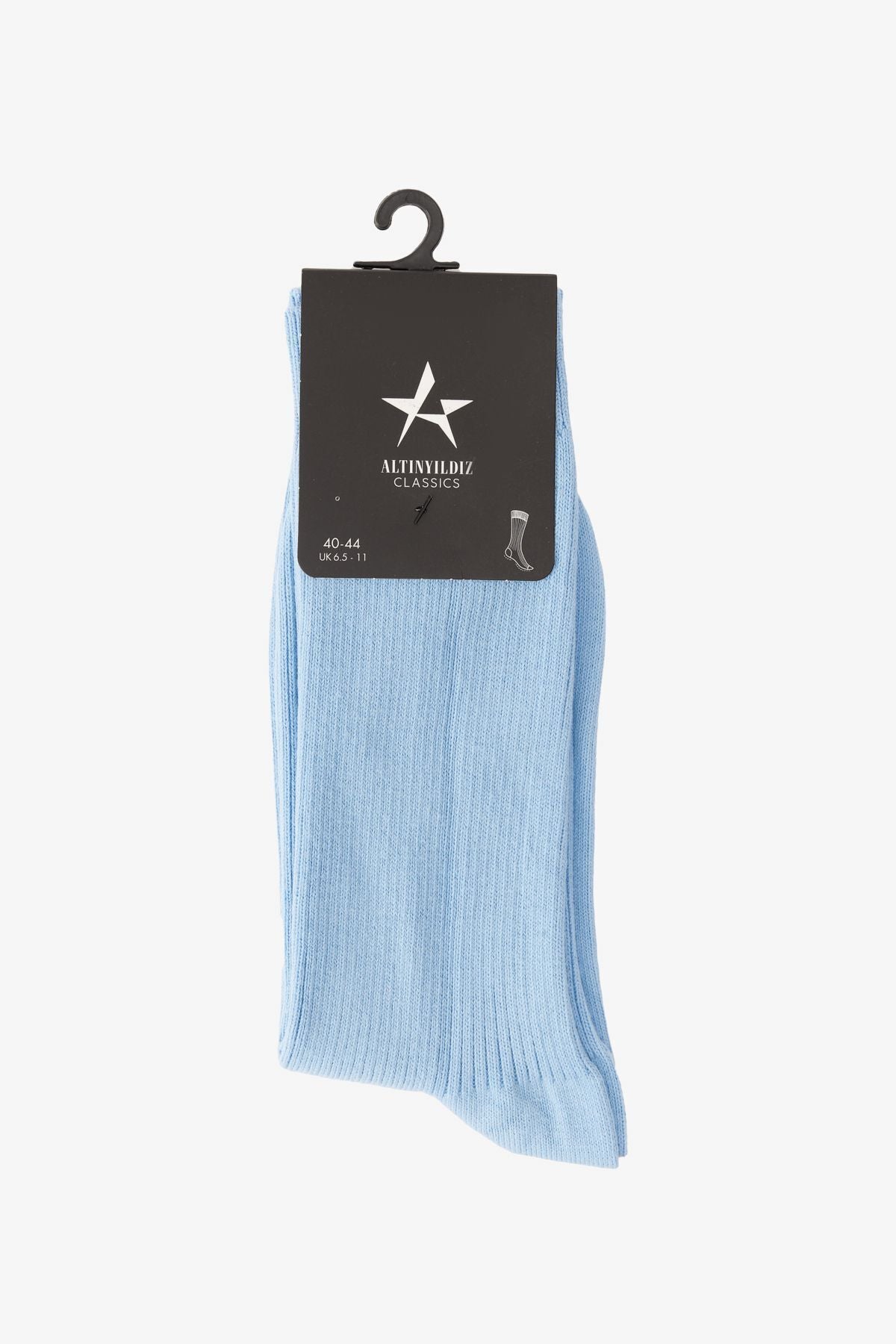 Men's blue single wick socks