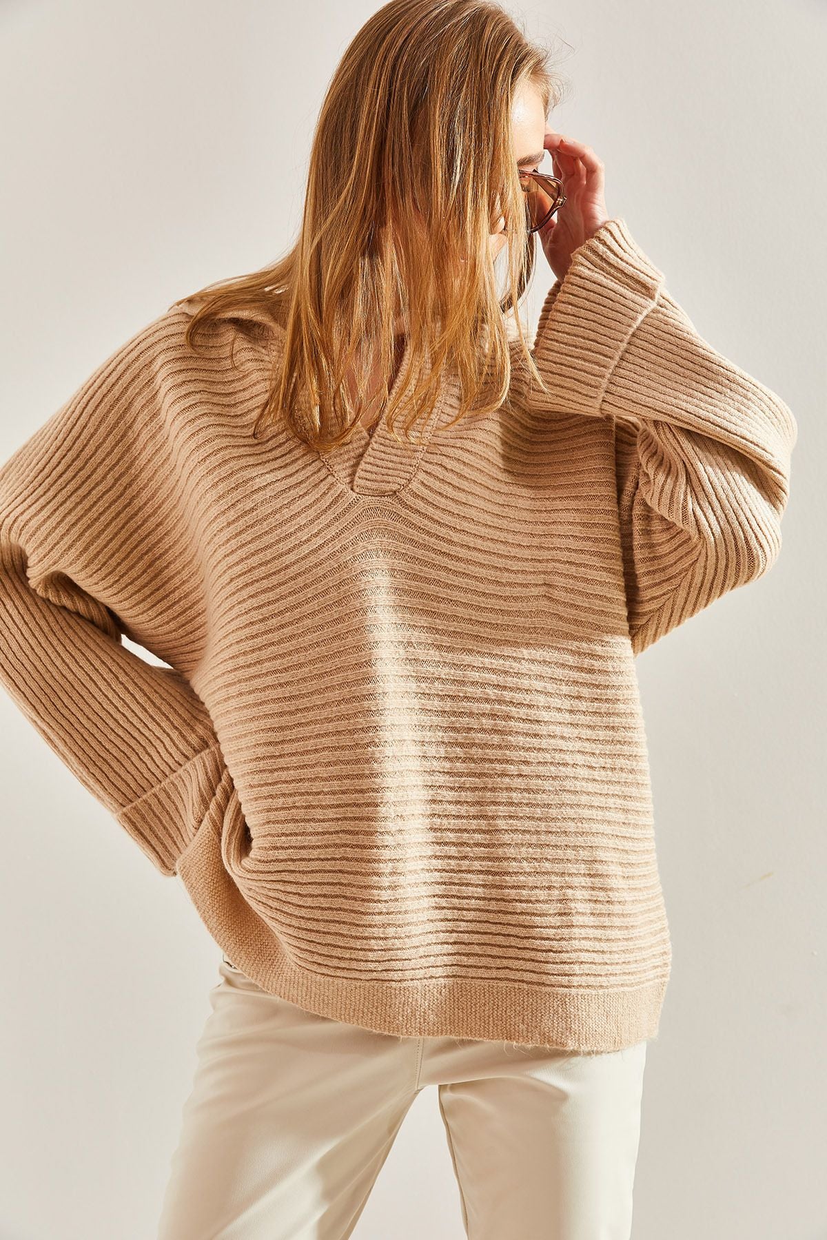 WOMEN'S SELF -FOLLOWED Eggy Knitwear Sweater