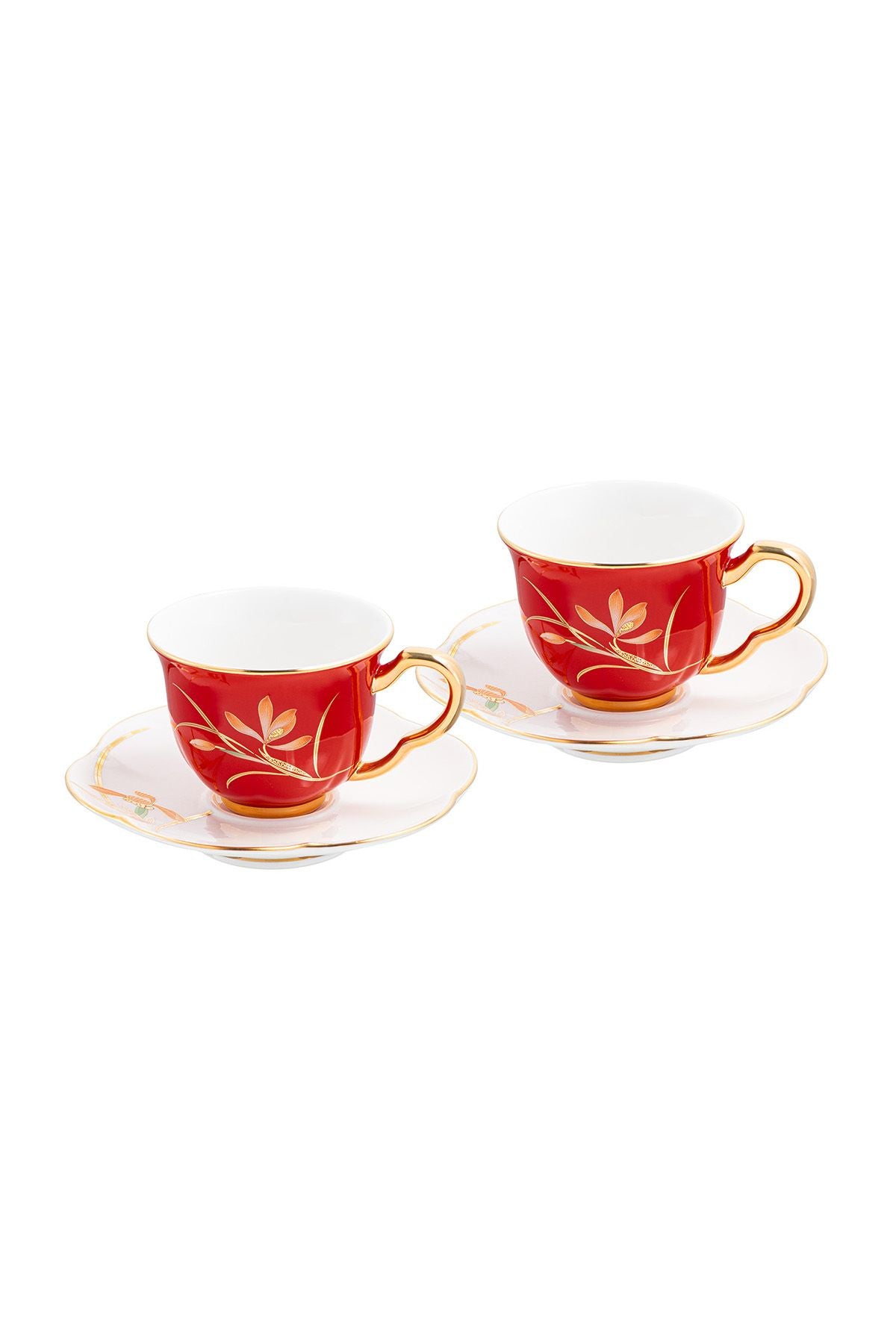 Berin 2 Coffee Cup Set Red 90 ml