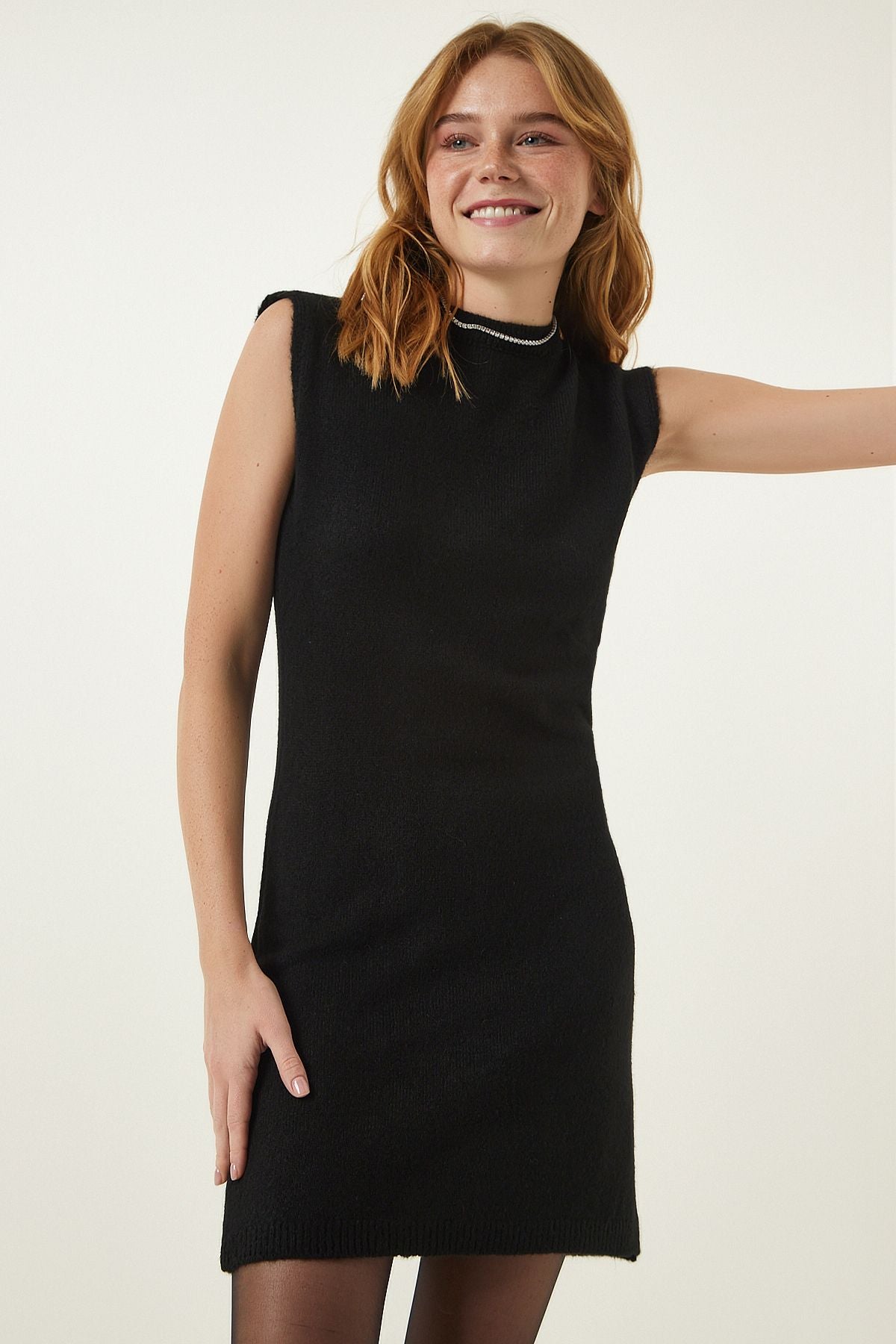 Woman Black Mini Tiko Dress YY00198