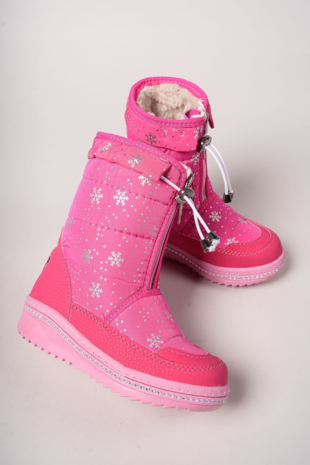 Dicnyr Children's Snow Boy 001245 Fuchsia Patterned