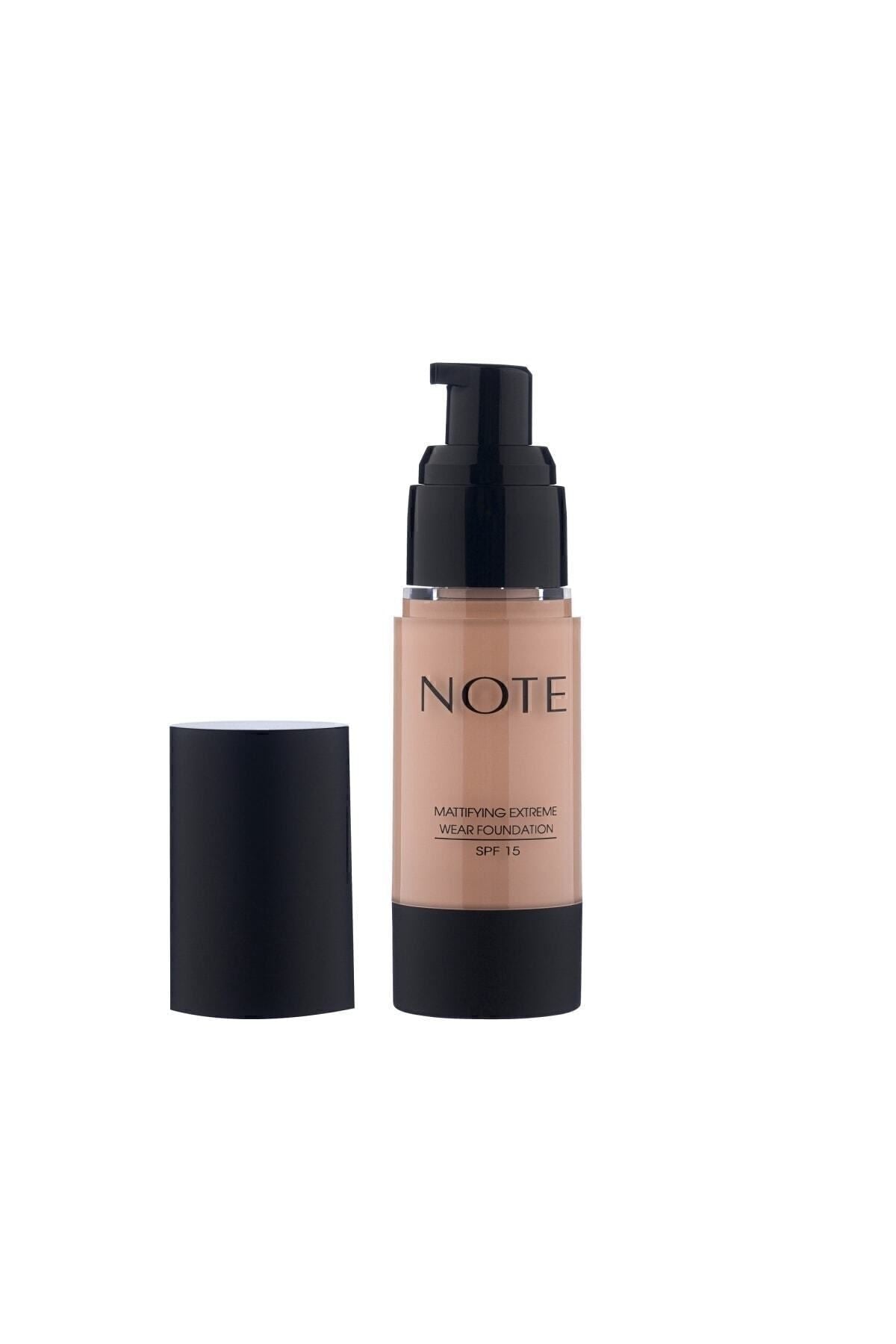 Mattifying Extreme Wear SPF 15 Intensive Concealer Matte End Foundation - 111 Warm Beige