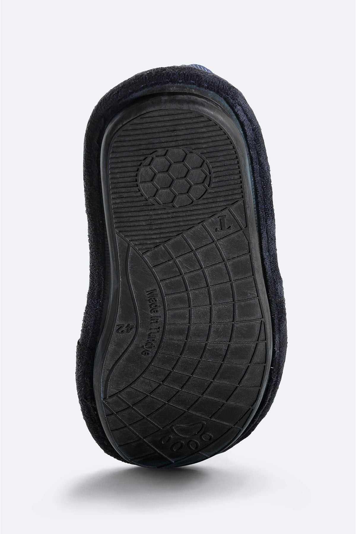 Men's Navy Blue 100 %Wool Home Slipper A31y8332
