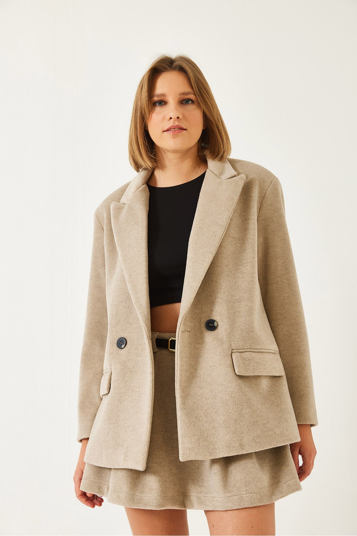 Women's Belted Cuff Skirt 60261129