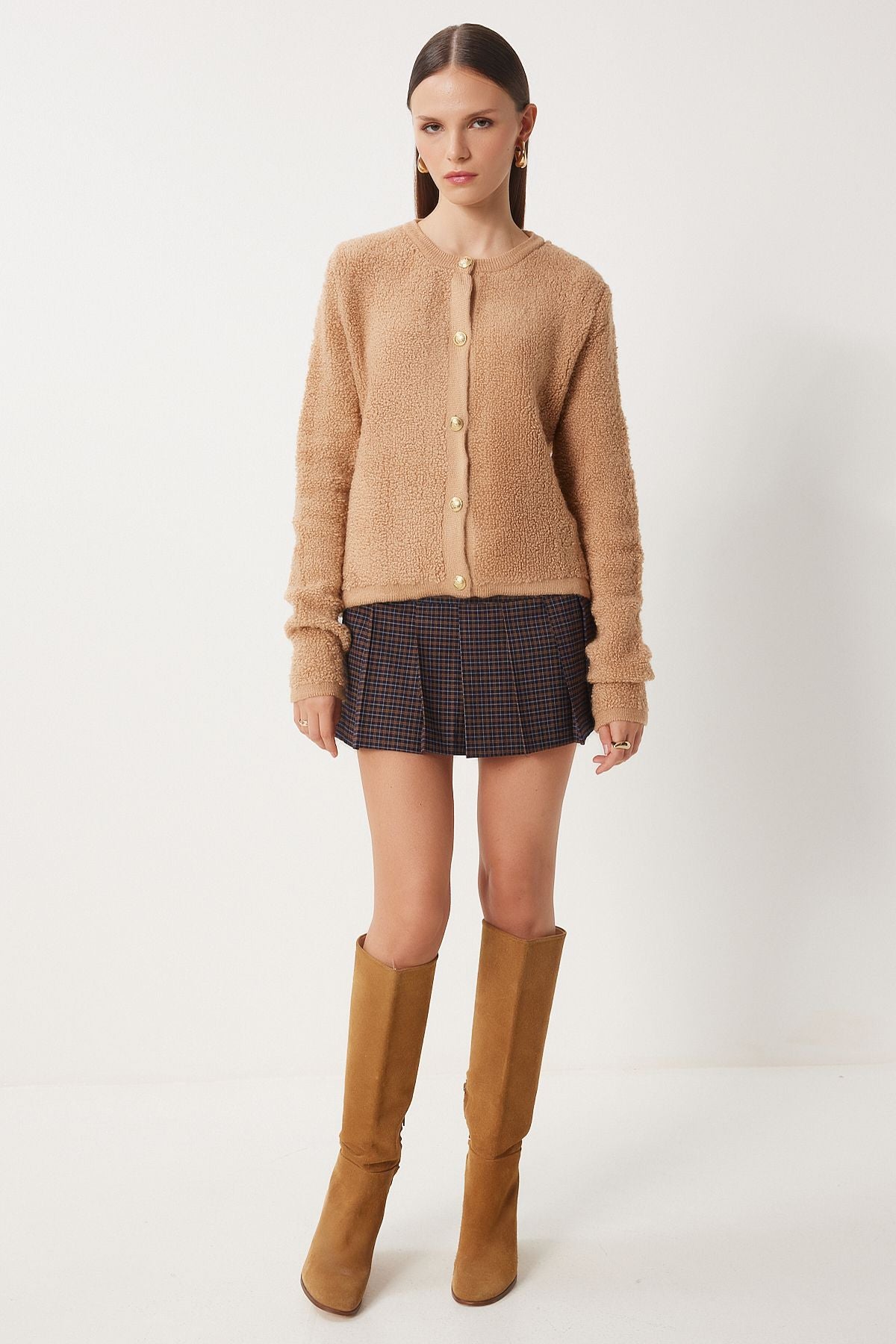 Female Biscuit Bouquet Knitting knitwear jacket cardigan yy00117