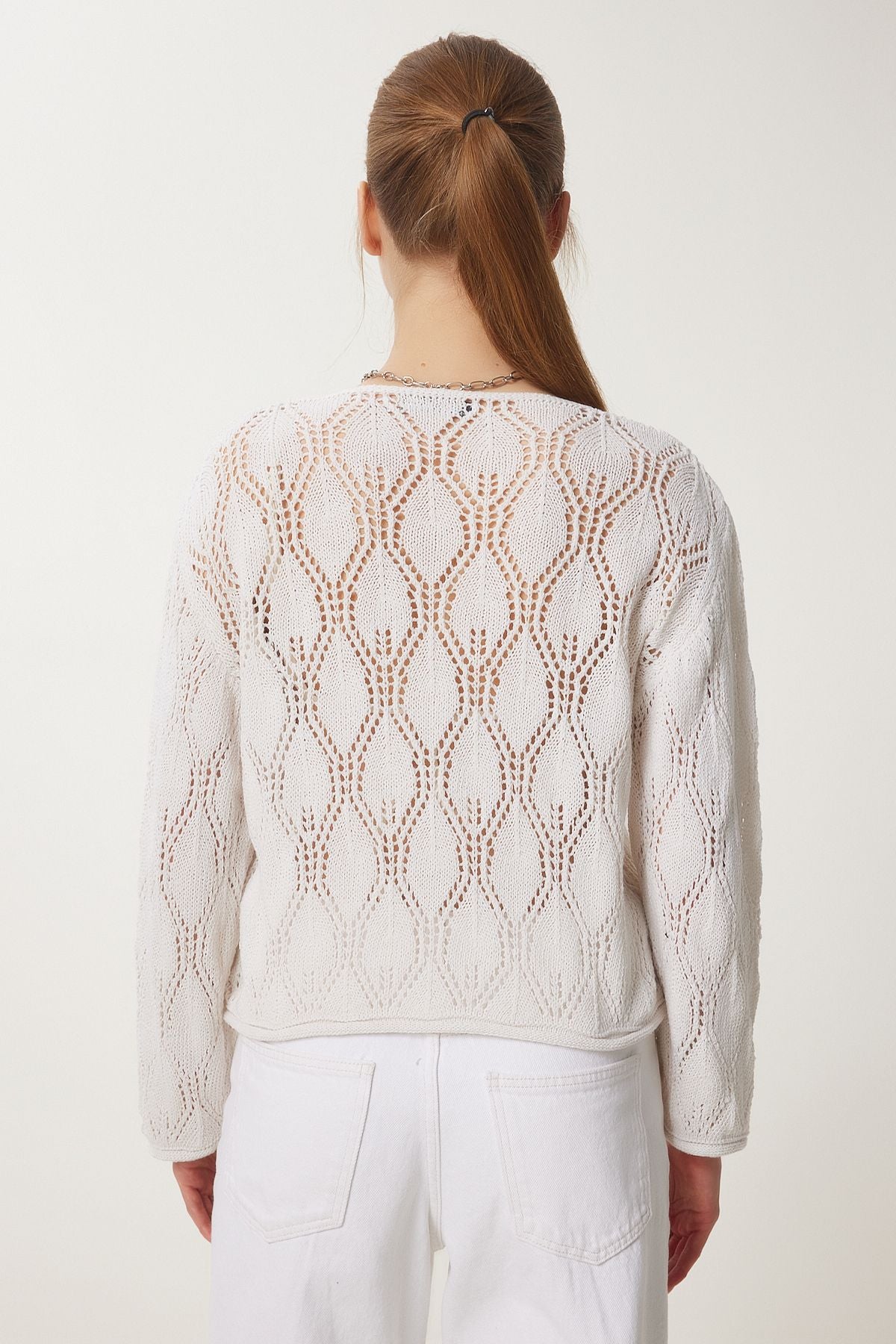 Women's Cream Offer Knitwear Sweater MC00208
