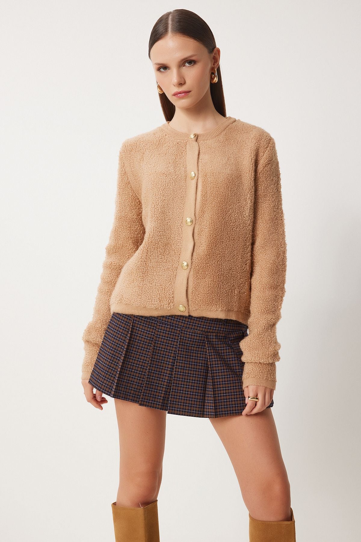 Female Biscuit Bouquet Knitting knitwear jacket cardigan yy00117