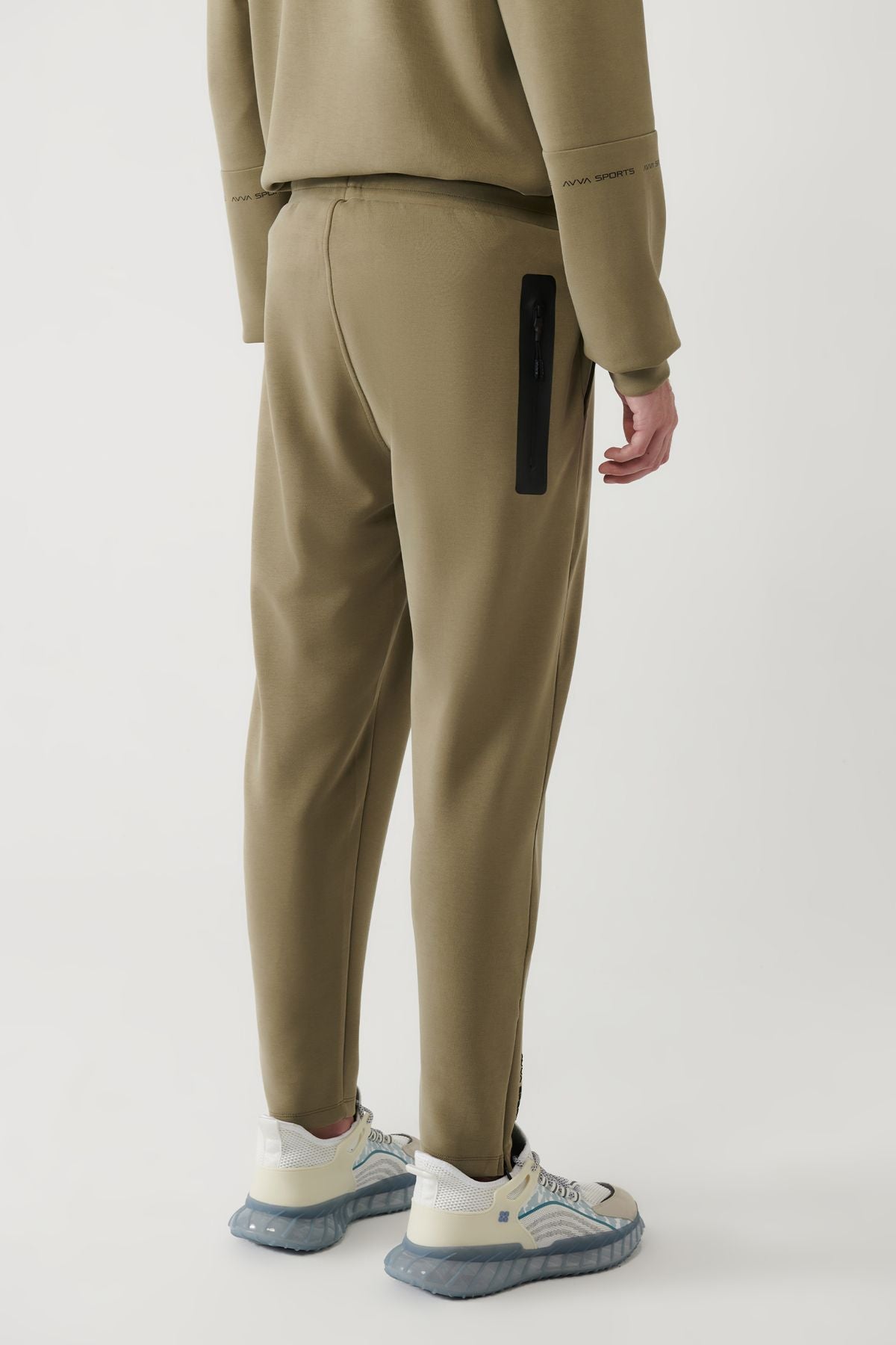 Male Khaki Soft Touch Zipper Paçalı Service Six A41y3401