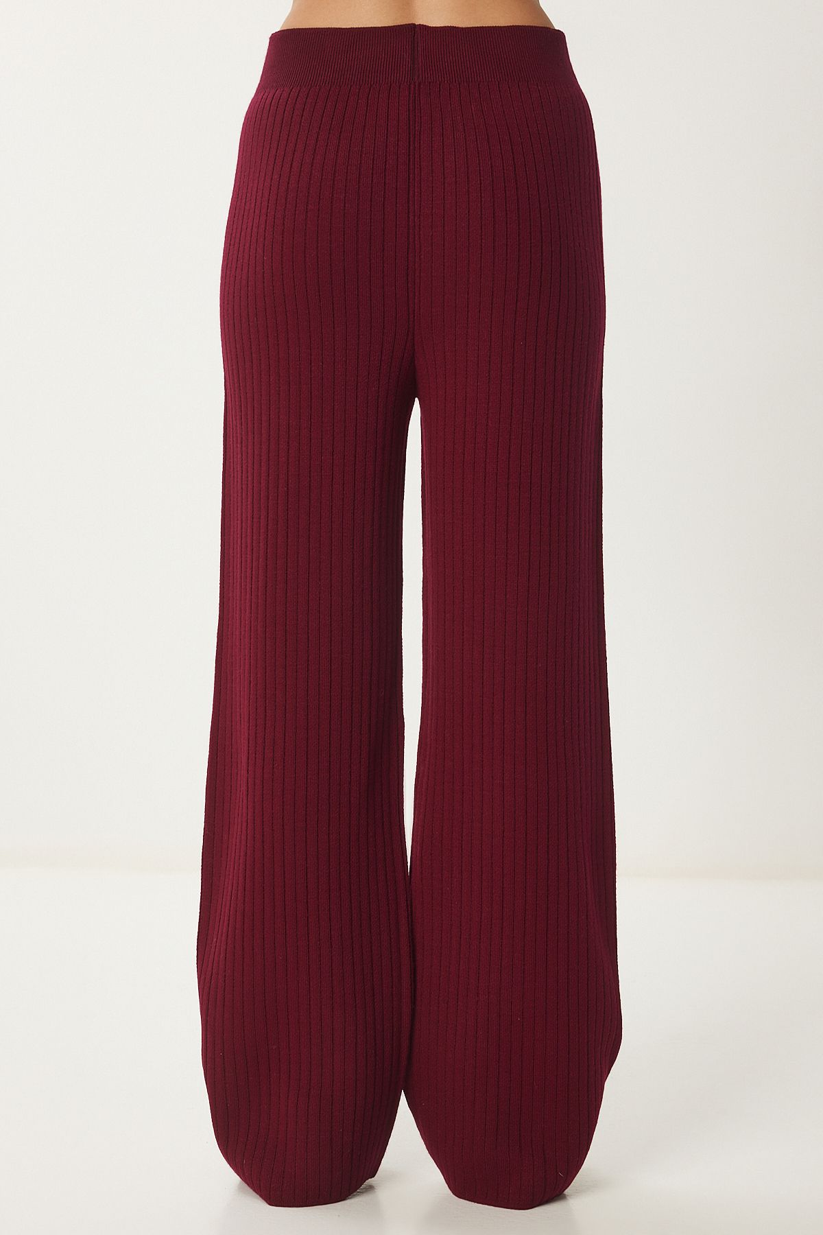 Female Bordeaux Zippered Cry Sweater Pants Set PF00105