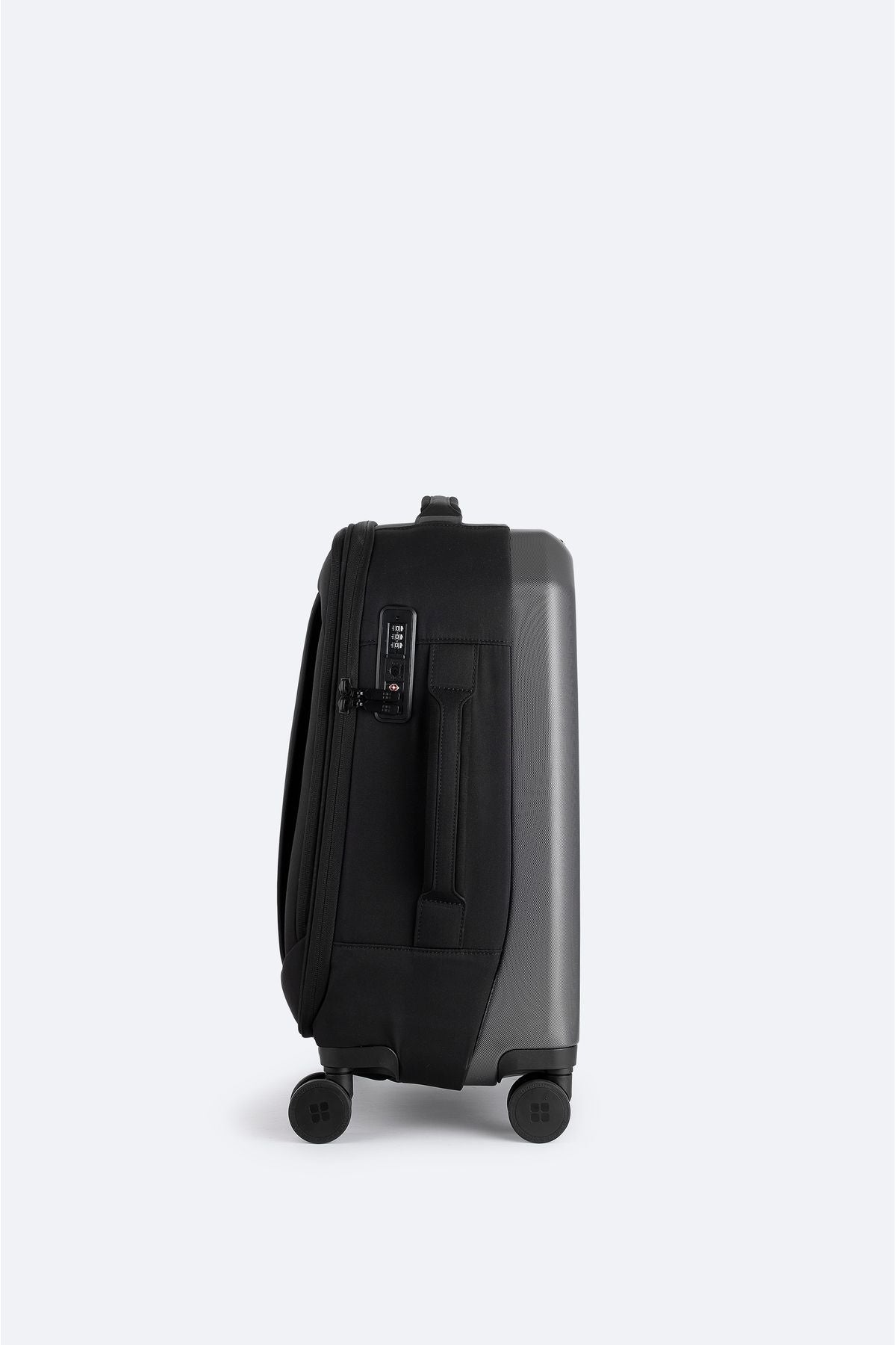 Men's black small size suitcase B008106