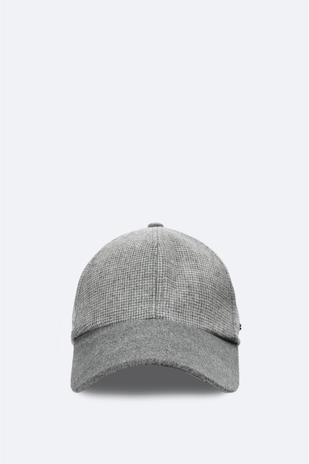 Men's gray woolen front hats with stamp trench A42y9288
