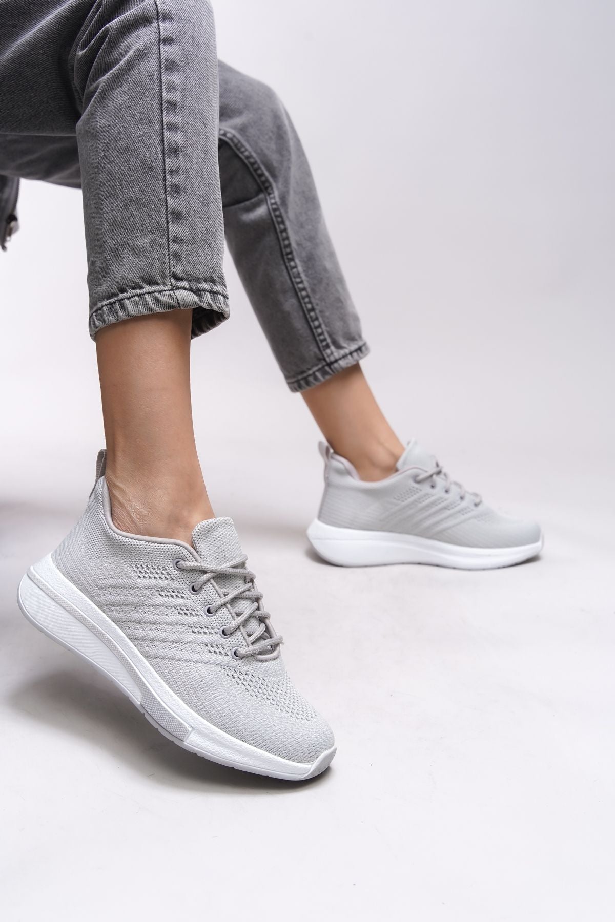 Qhasalzu Unisex Sneaker 0012118 Gri