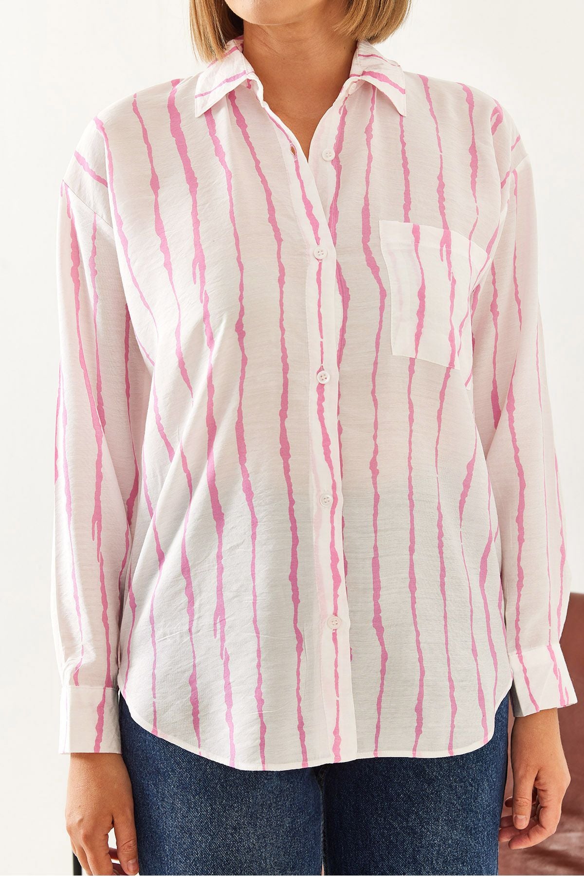 WOMEN ECRU MODAL SINGLE PEPTION PATTERN PATTERN 60211024