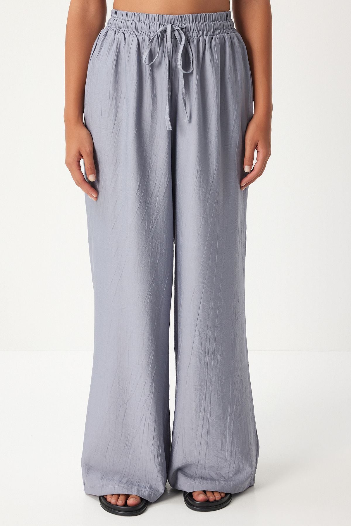 Women's gray plenty of trousers dp00206