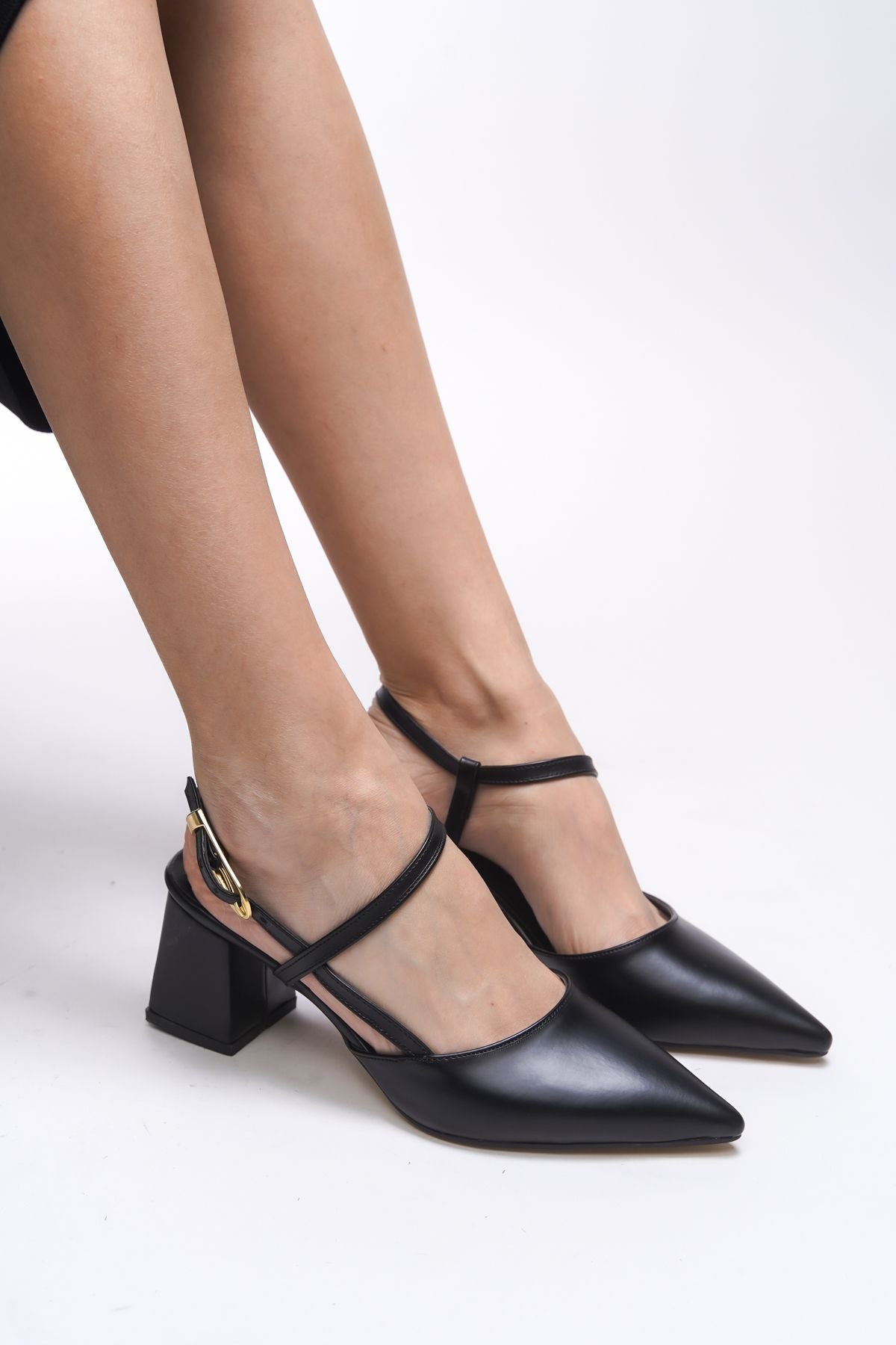 ISELRADYL Women Heels Shoes 0012020 Black Skin
