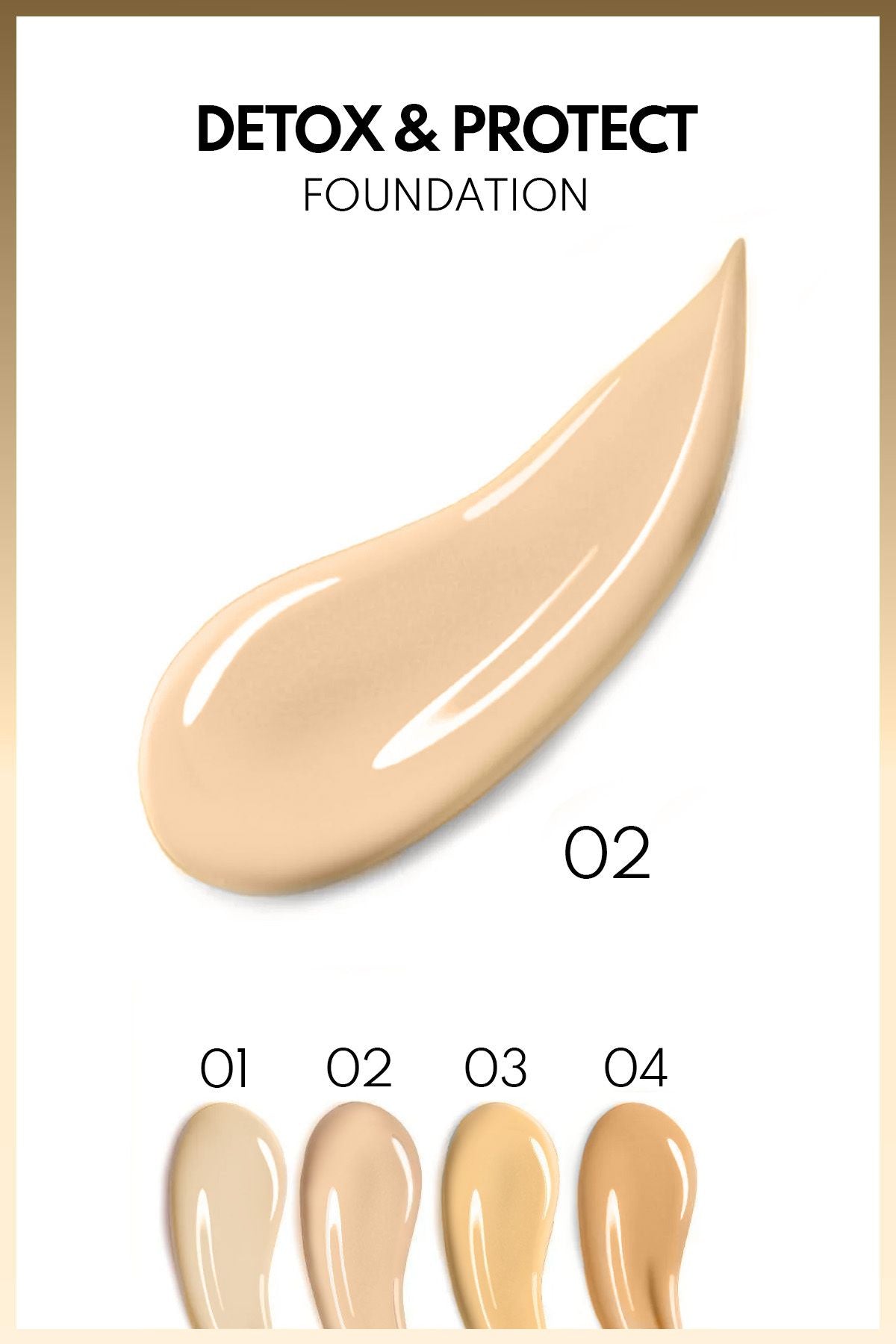 DETOX & Protect Foundation SPF 15 Intensive Concealer Satin Foundation Foundation - 02 Natural Beige