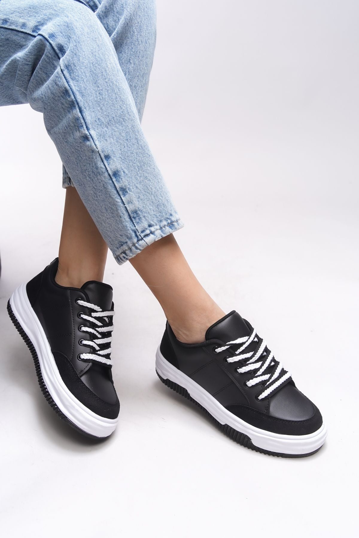 ROSESYNORA WOMEN SNAaker 0012282 Black White