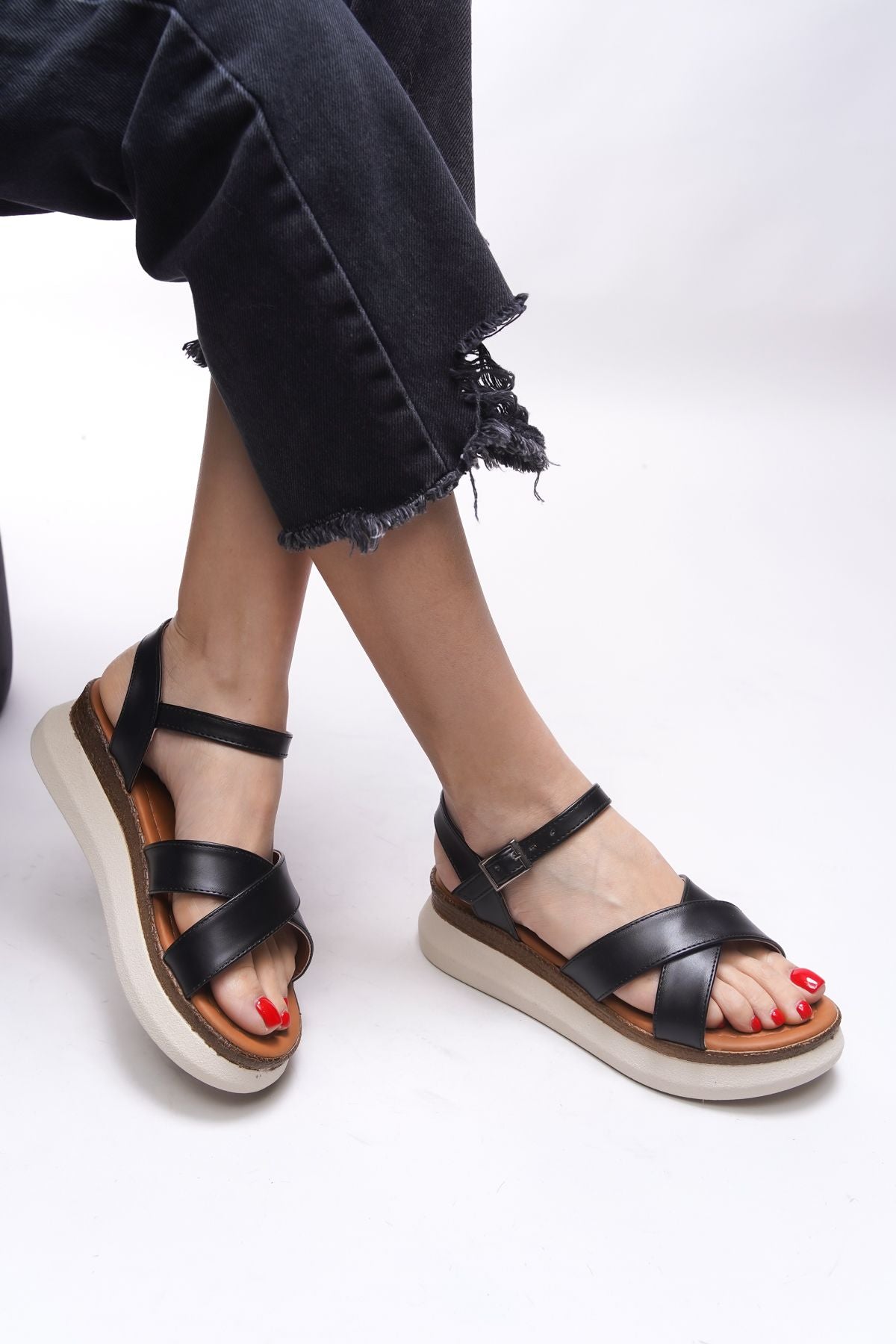 Myltheris Woman Sandals 0012600 Black