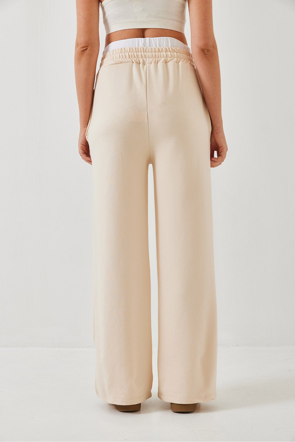 Women's Waist Tied Elastic Trousers MBHS035 60601035