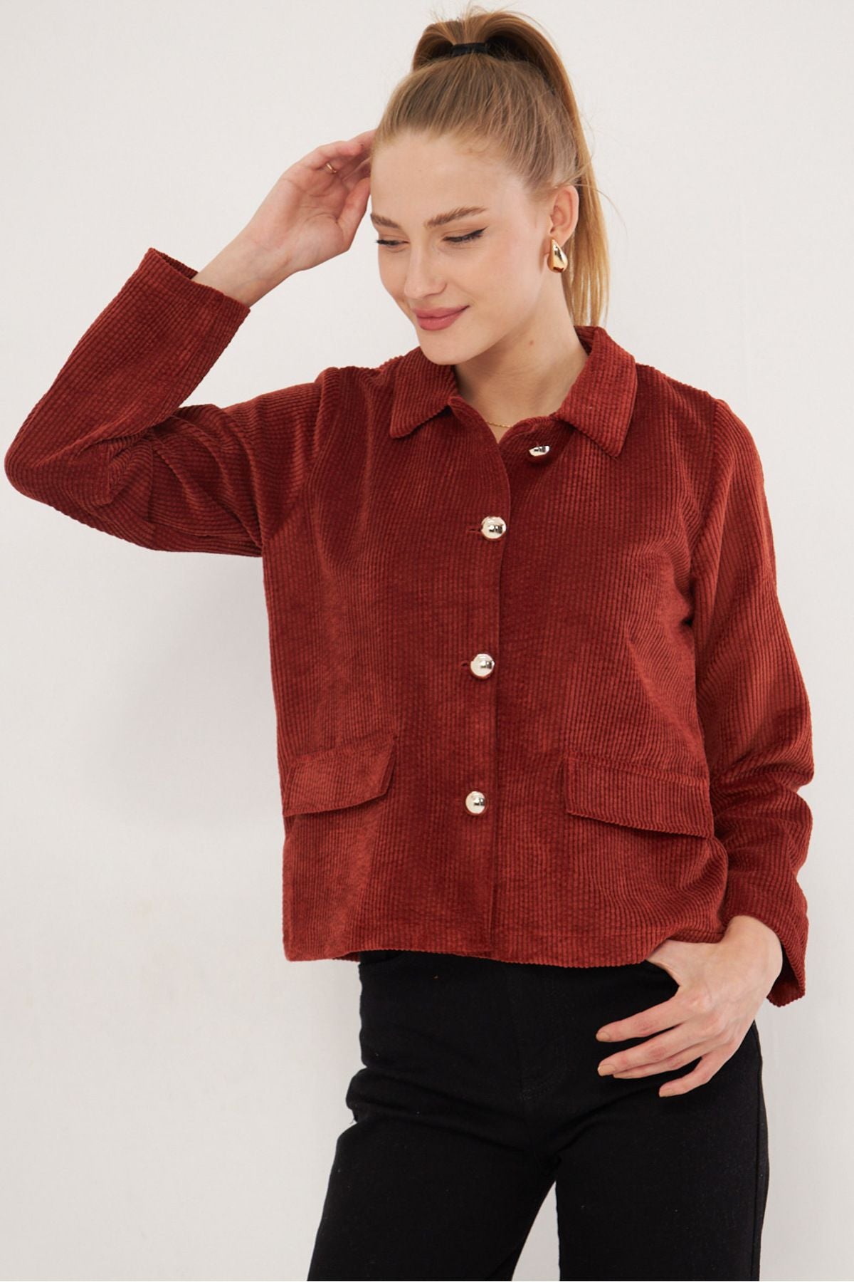 WOMEN'S TILE COFFE COST VADIET JACKET ARM-25K001037