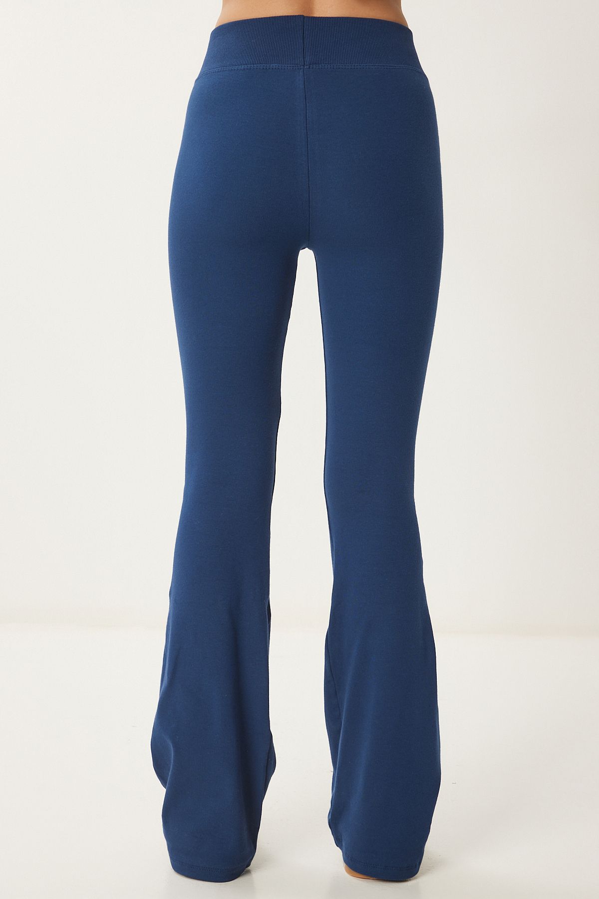 Woman navy blue high waist Spanish trotting tights XR00021