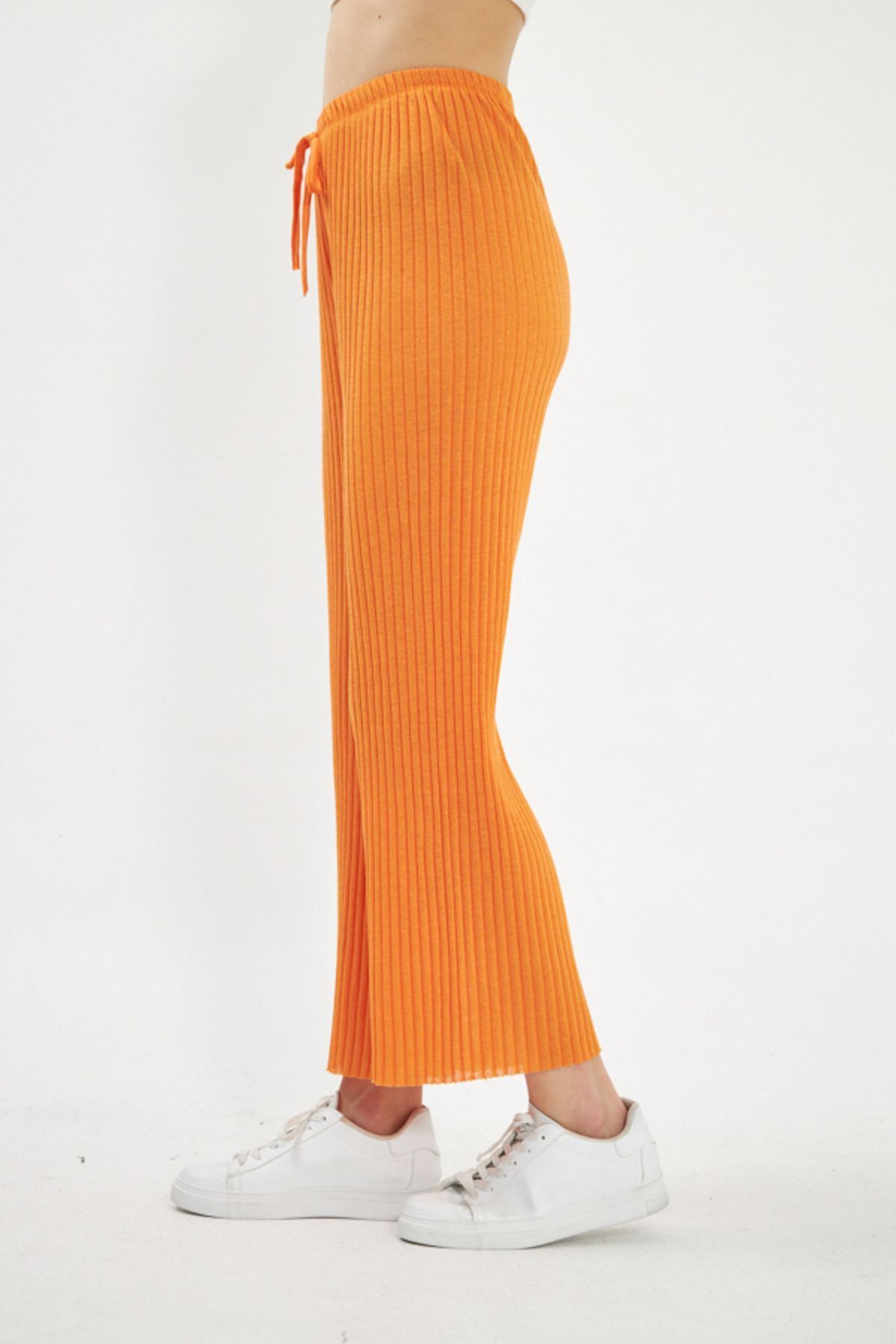 Women's Orange Waist Rugged Triko Pants ARM-22K105002