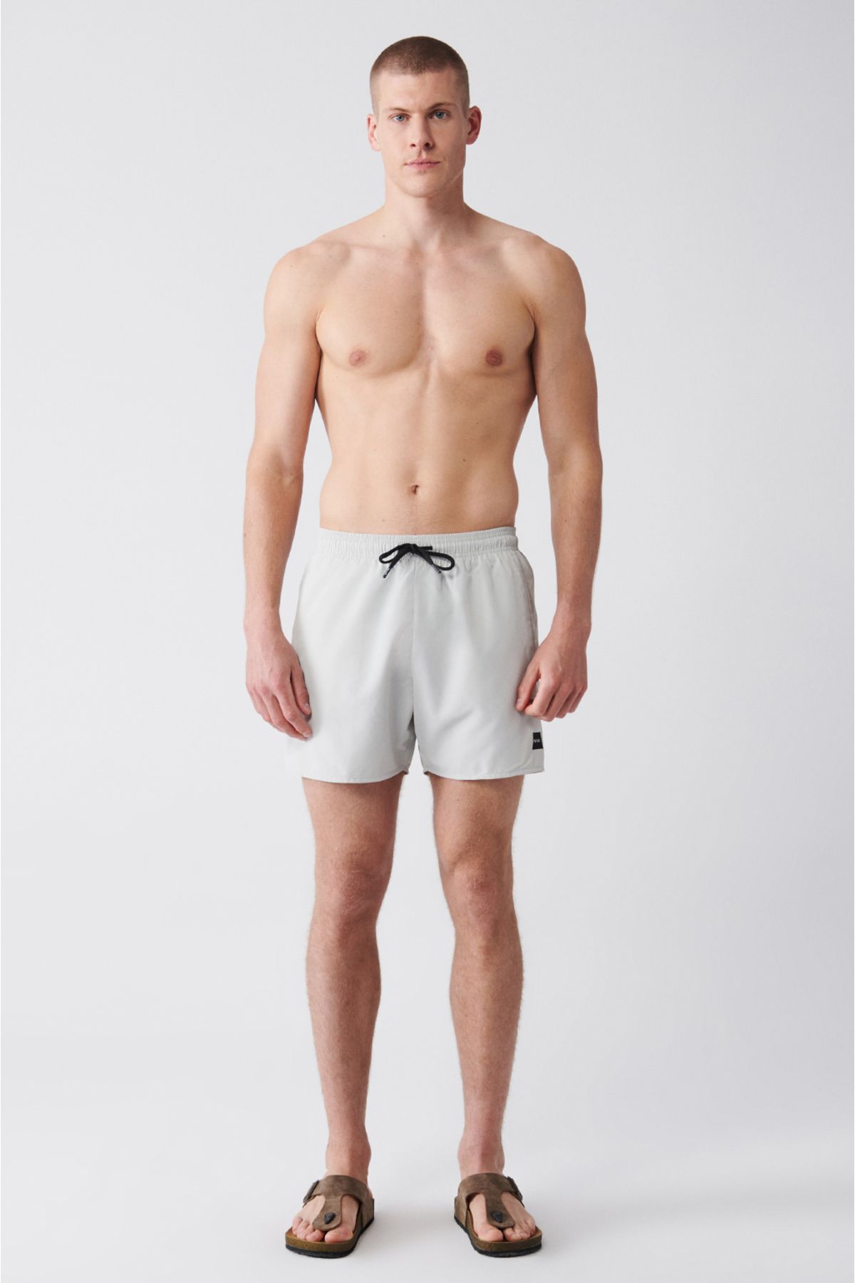 Men's Gray Fast Drying Standard Size Mayo Sea Short E003801