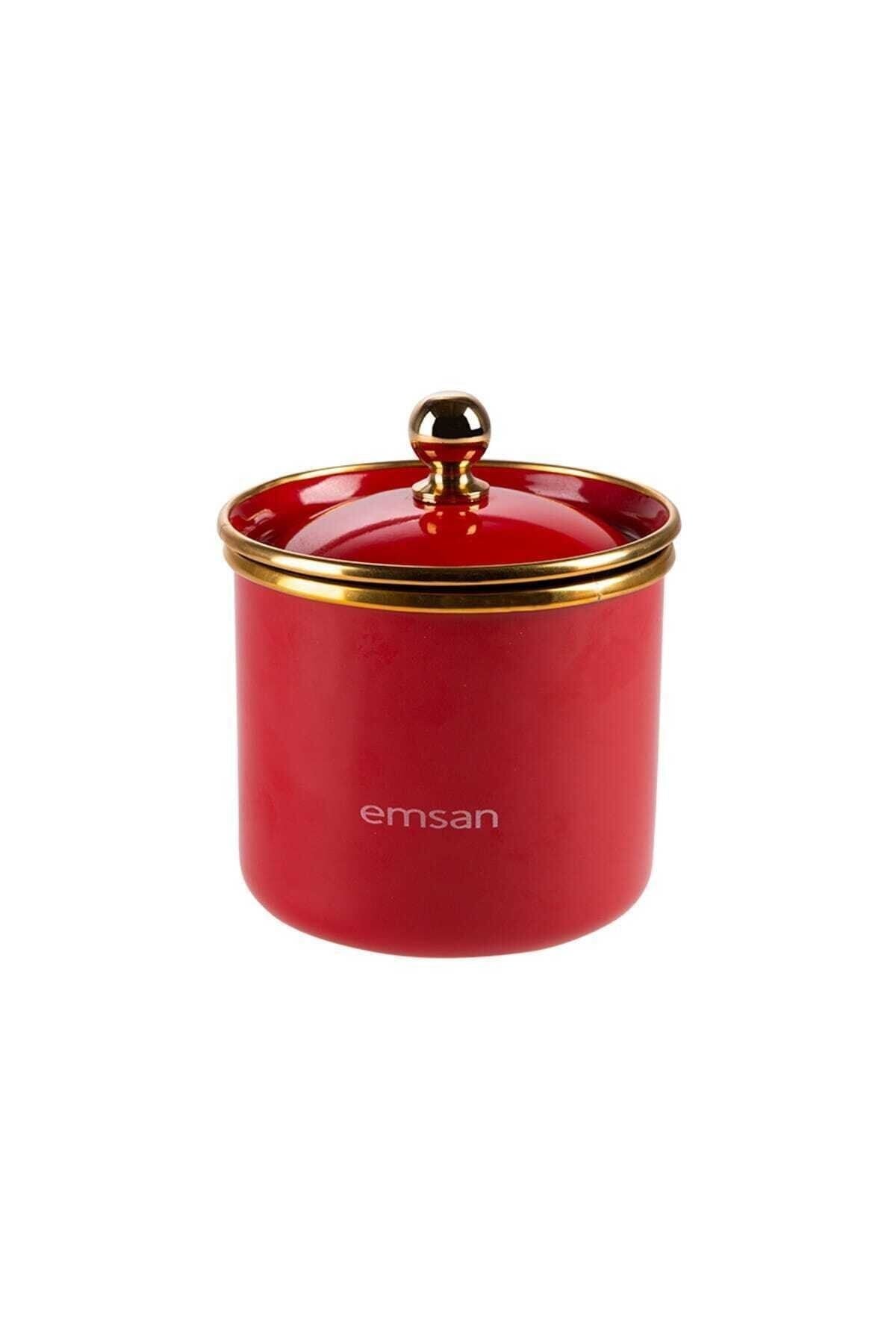 Troy Enamel Little Jar Red